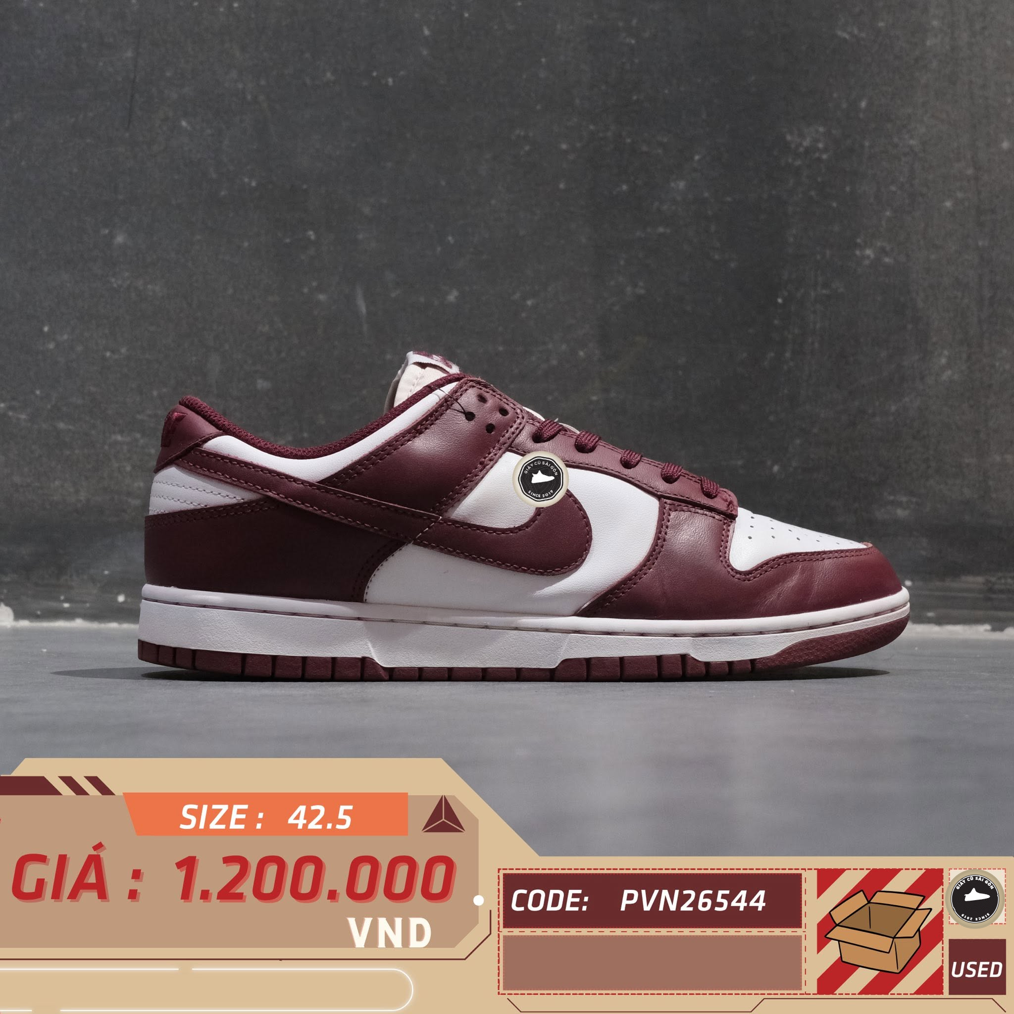 Nike Dunk Low Team Red DD1503-108 Cũ Size 42.5 | Giày Cũ Sài Gòn PVN25850