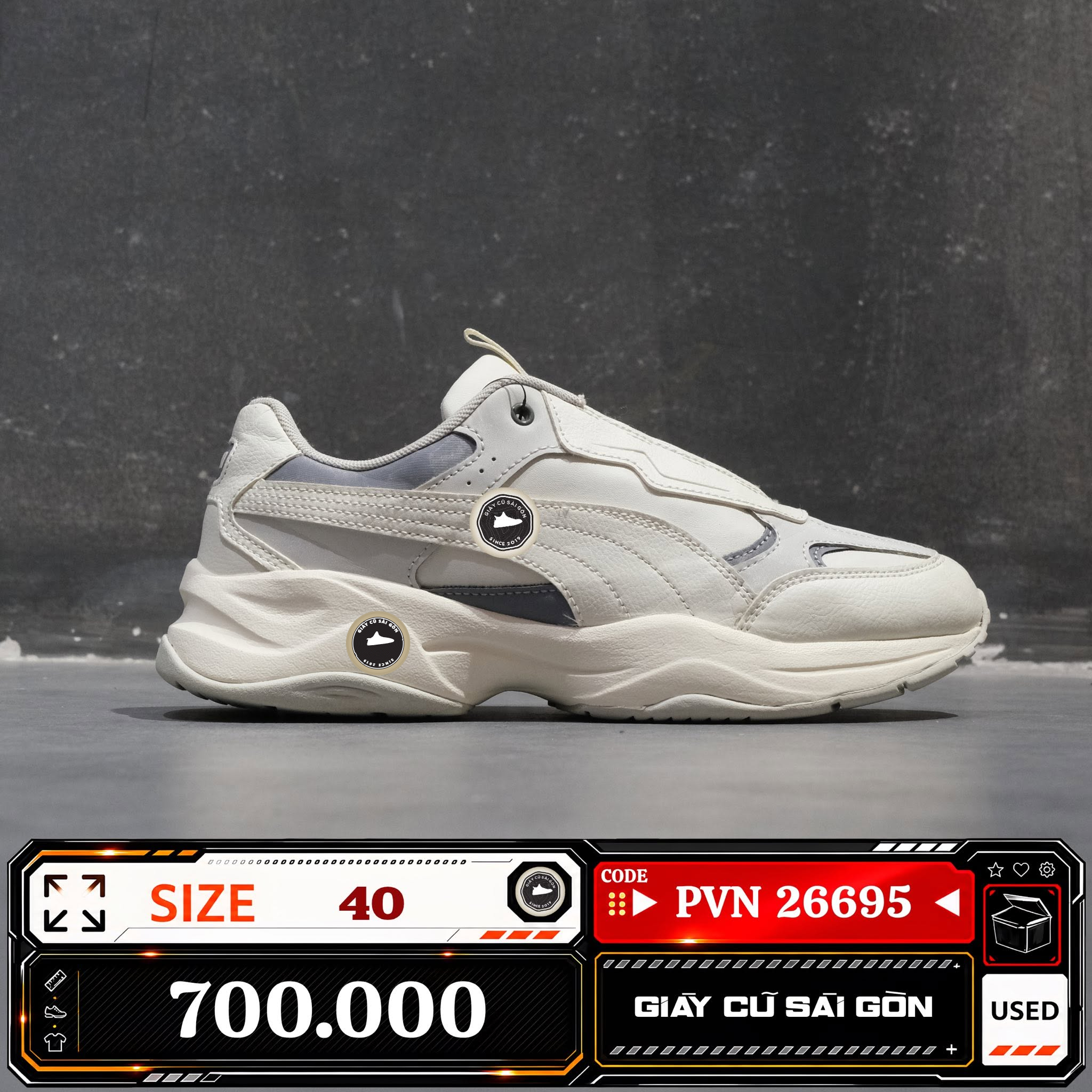 Puma Cilia Mode Lux 394010-02 Cũ Size 40 | Giày Cũ Sài Gòn PVN26695