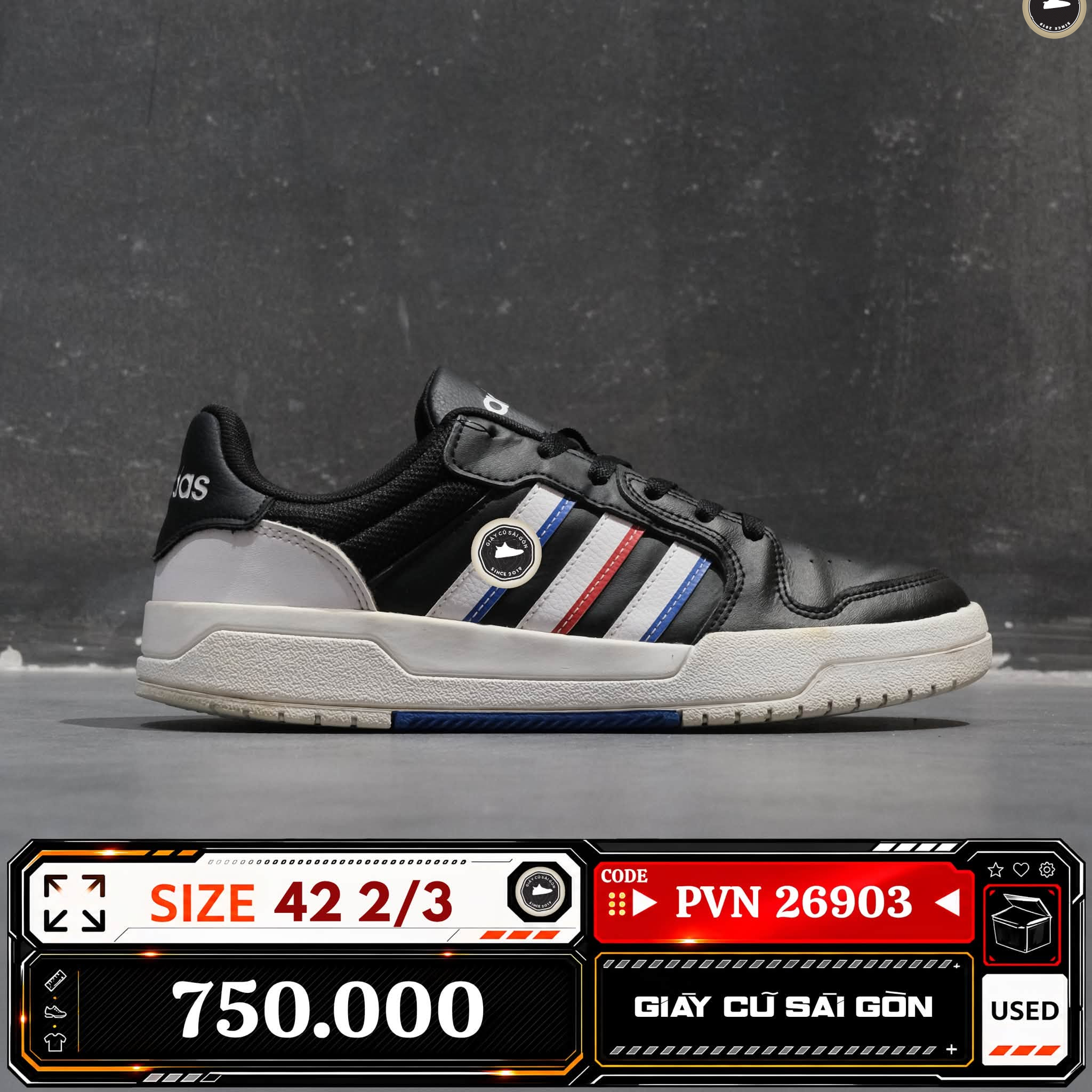 Adidas Breaknet Shoes 2/3 FY6076 Cũ Size 42 | Giày Cũ Sài Gòn PVN26903