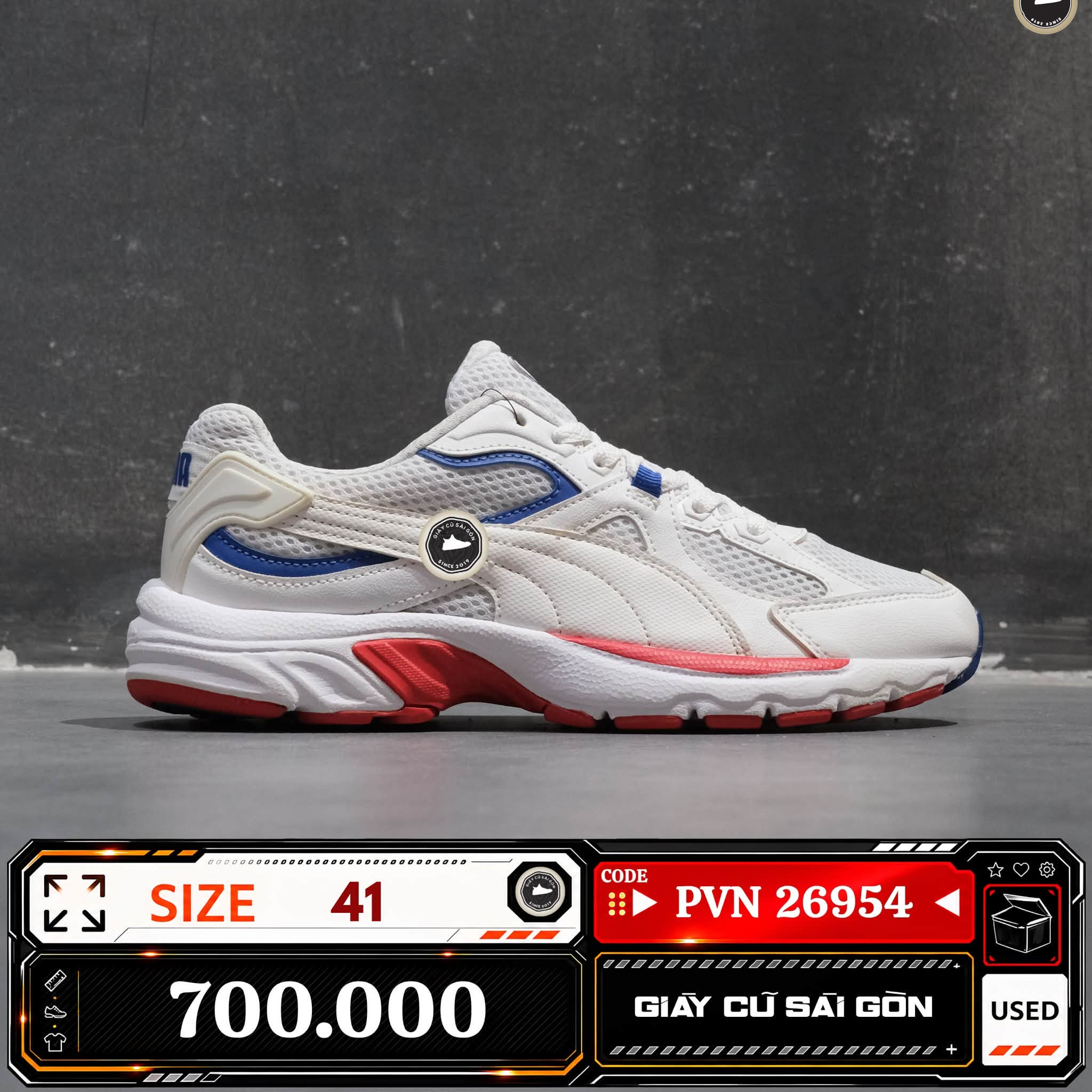 Puma Axis Plus 90s 370287-02 Cũ Size 41 | Giày Cũ Sài Gòn PVN26954