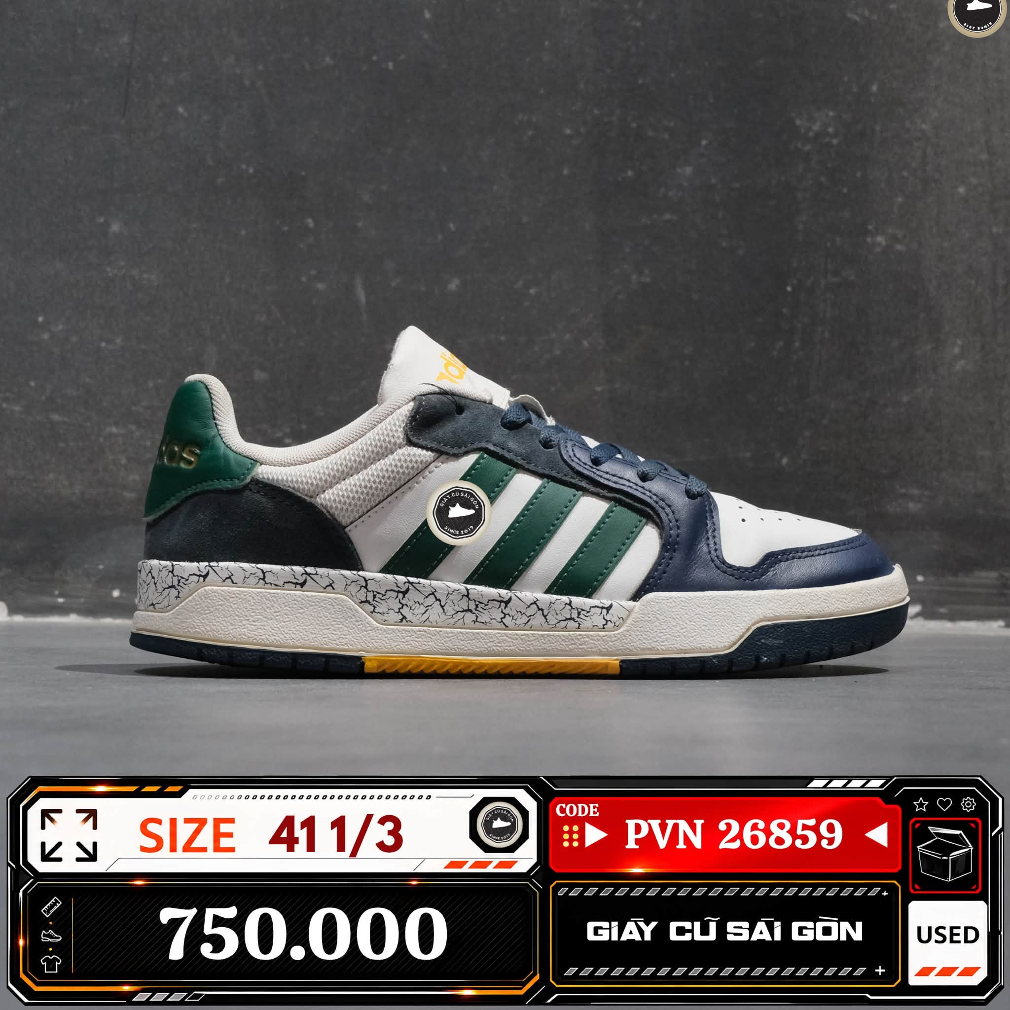Adidas Entrap 1/3 FZ1119 Cũ Size 41 | Giày Cũ Sài Gòn PVN26859