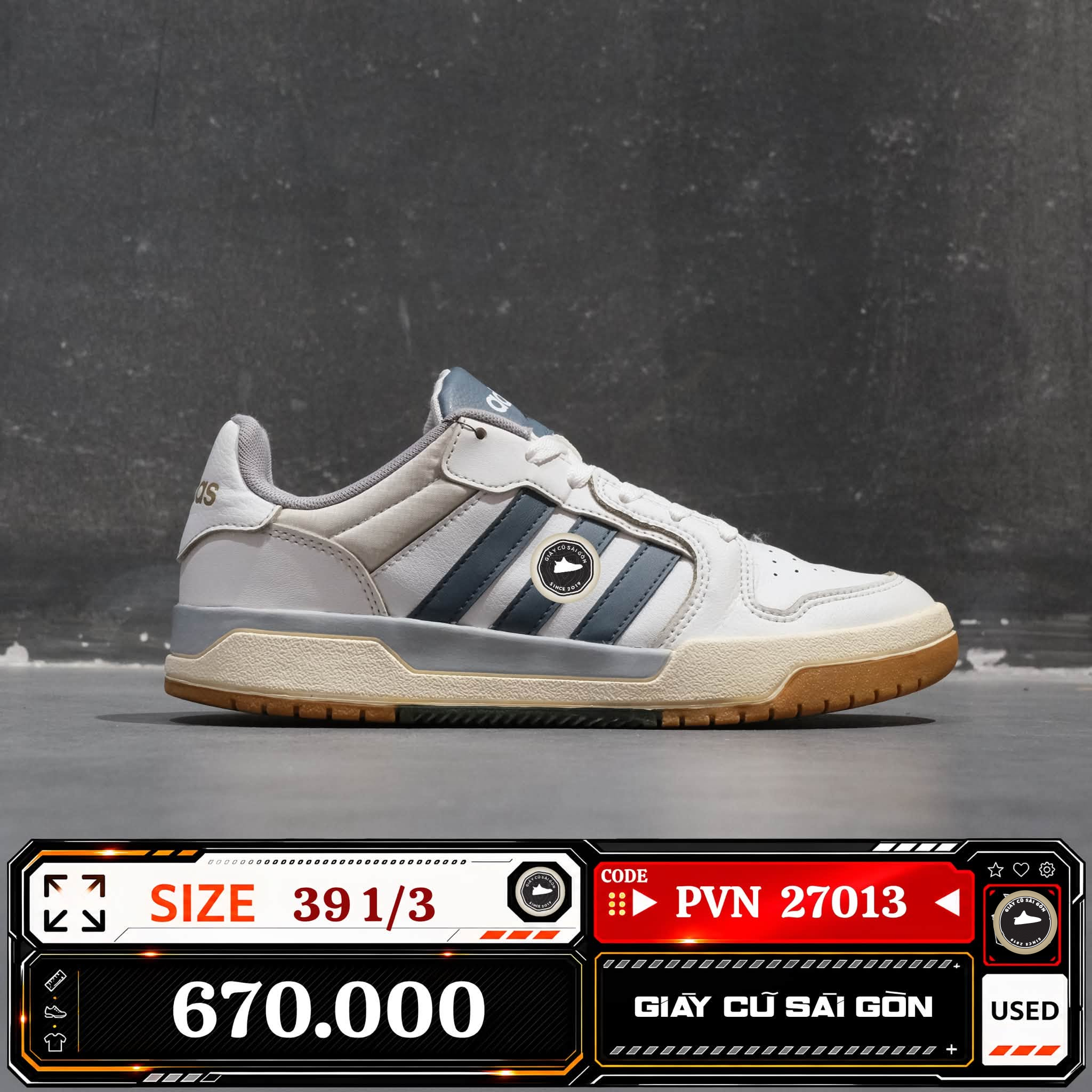 Adidas Entrap JQ3925 Cũ Size 39 1/3 | Giày Cũ Sài Gòn | PVN27013