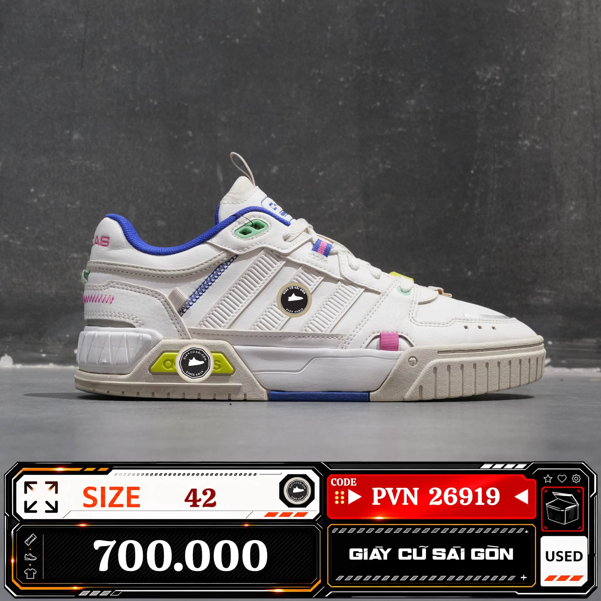 Adidas Originals Drop Step Low HP2673 Cũ Size 42 | Giày Cũ Sài Gòn | PVN26919