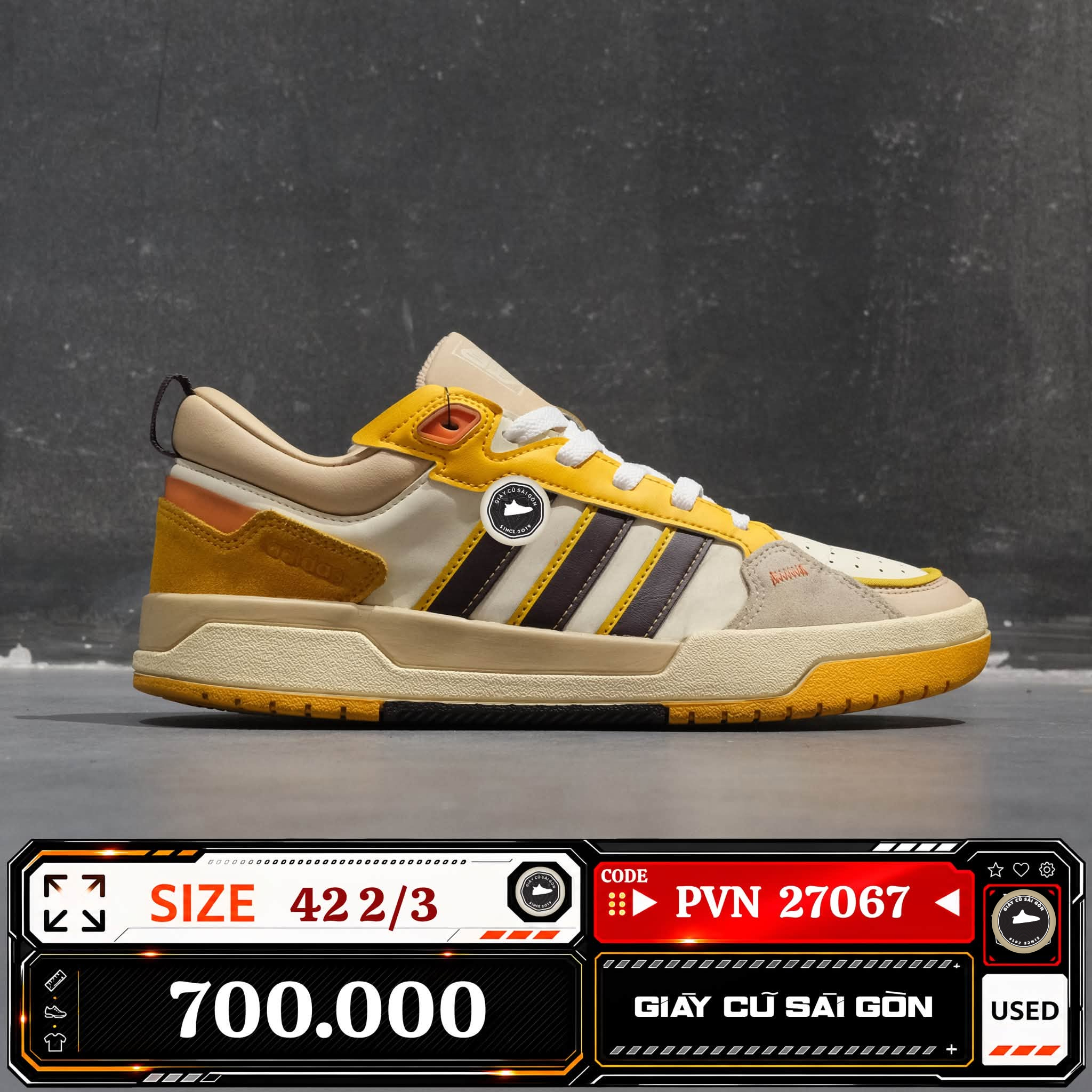 Adidas Neo 100DB GW6746 Cũ Size 42 2/3 | Giày Cũ Sài Gòn | PVN27067