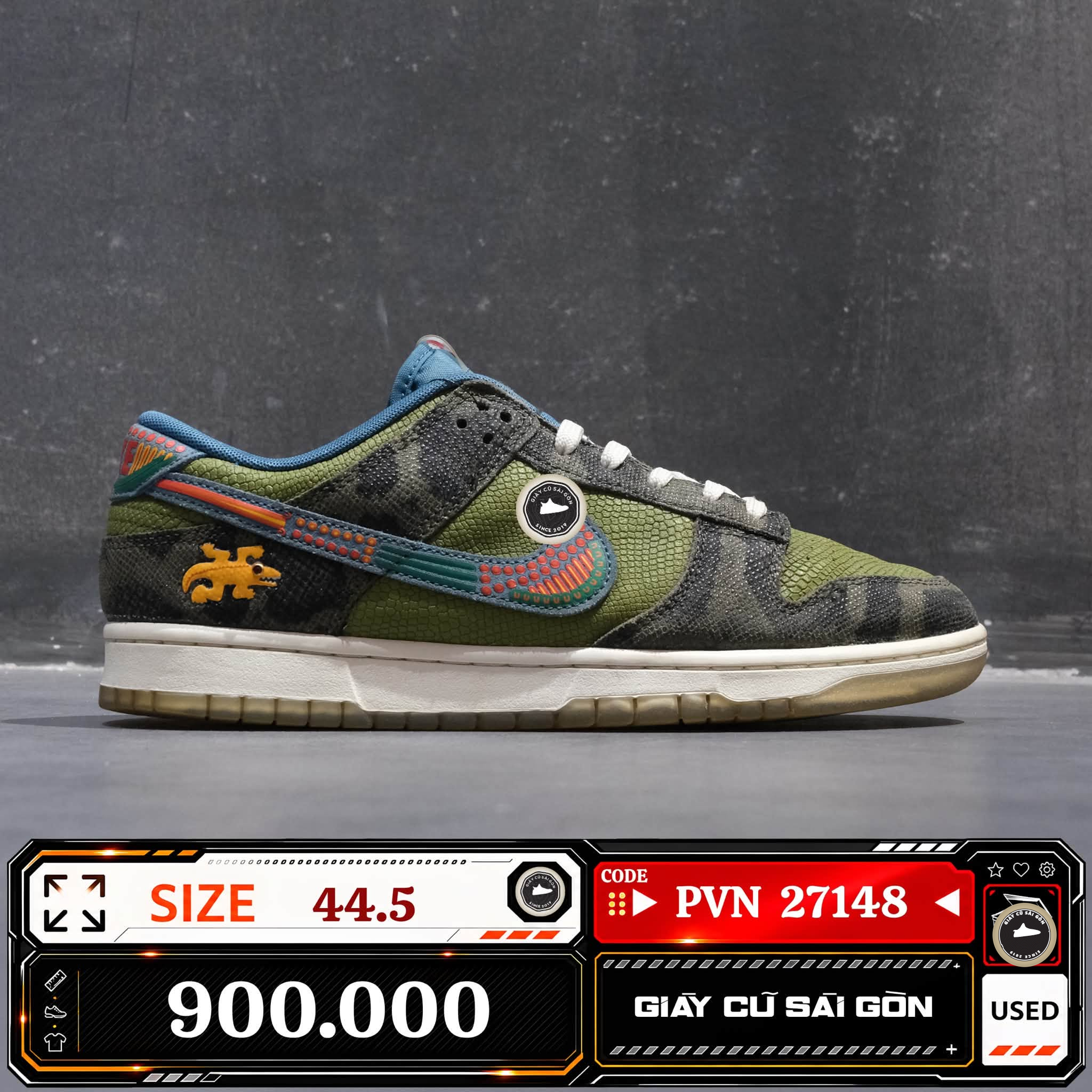 Nike Dunk Low Siempre Familia DO2160-335 Cũ Size 44.5 | Giày Cũ Sài Gòn | PVN27148
