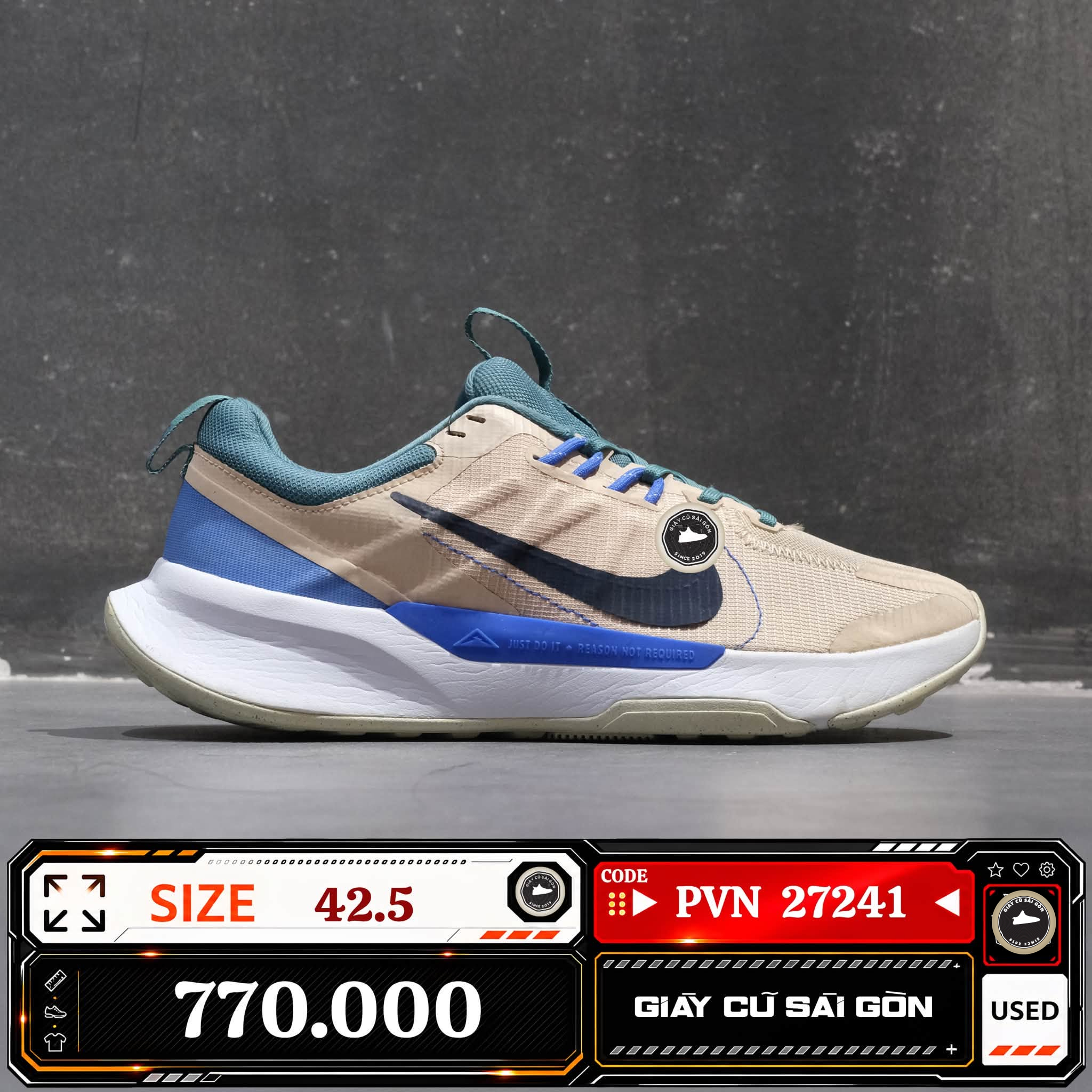 Nike Juniper Trail 2 Next Nature DM0822-100 Cũ Size 42.5 | Giày Cũ Sài Gòn | PVN27241