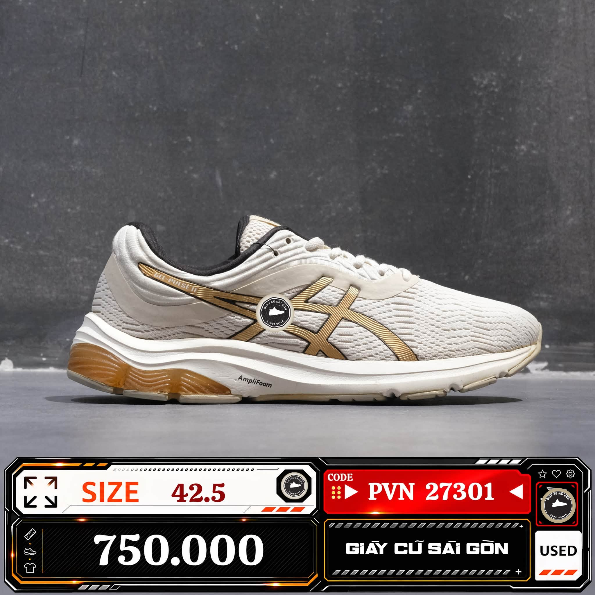 Asics Gel Pulse 13 1011B293 1011B2-93 Cũ Size 42.5 | Giày Cũ Sài Gòn | PVN27301