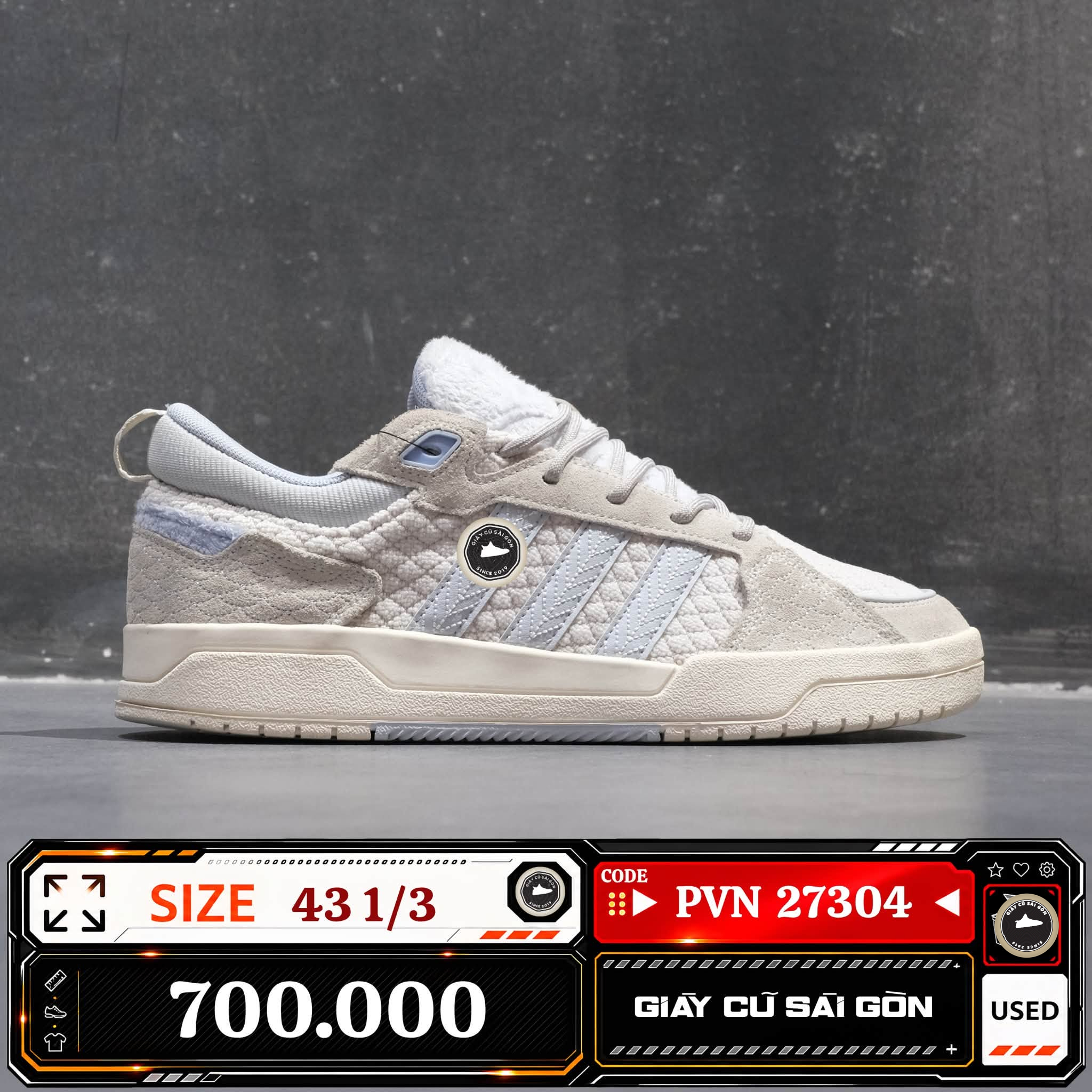 Adidas Neo 100DB Year Of The Rabbit GZ2582 Cũ Size 43 1/3 | Giày Cũ Sài Gòn | PVN27304