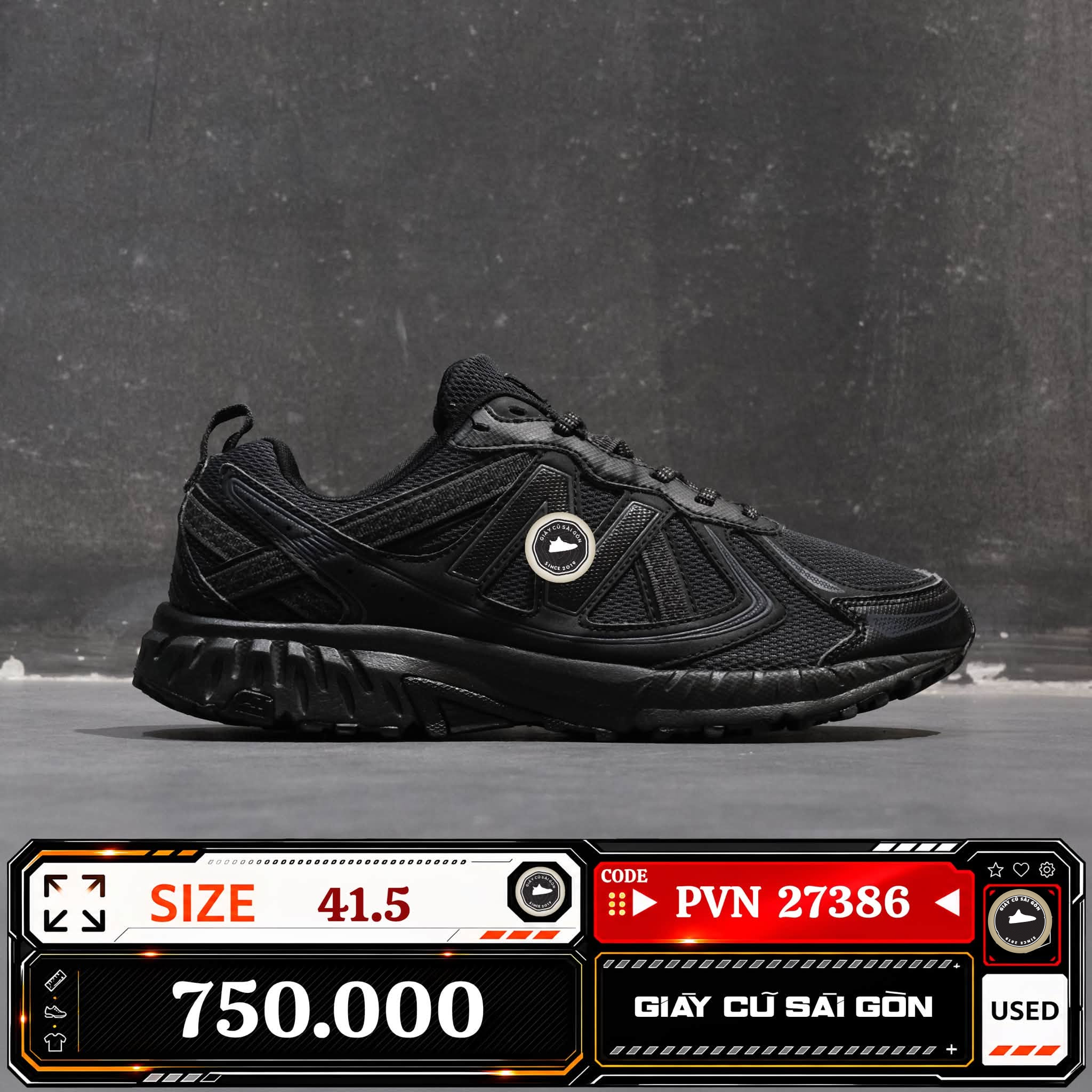 New Balance Trail Black MT410CK5 410V5 Cũ Size 41.5 | Giày Cũ Sài Gòn | PVN27386