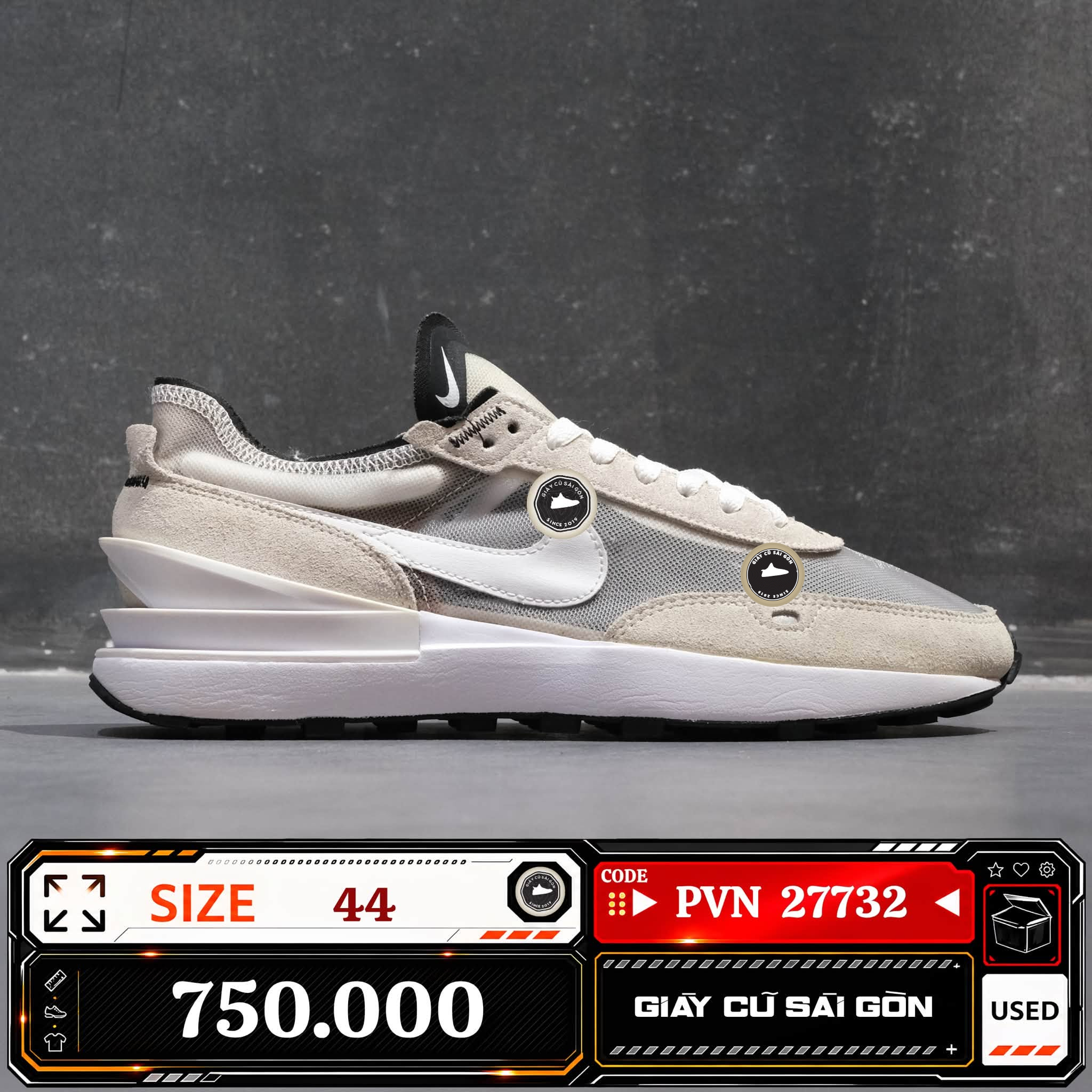 Nike Waffle One 'summit White' | DA7995-100 Cũ Size 44 | Giày Cũ Sài Gòn | PVN 27732