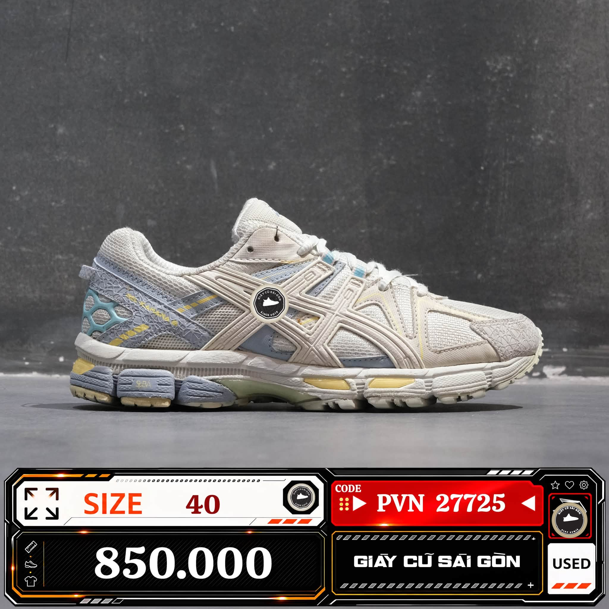 Asics Gel Kahana 8 1012A978 | 1012A9-78 Cũ Size 40 | Giày Cũ Sài Gòn | PVN 27725