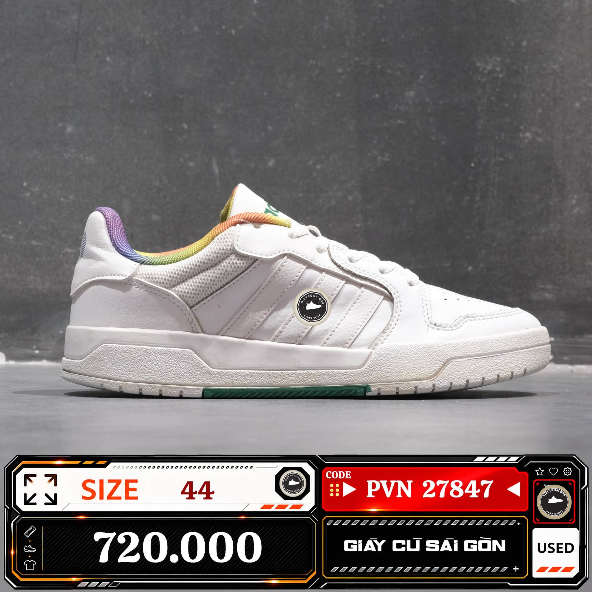 Adidas Entrap 'pride' | H01051 Cũ Size 44 | Giày Cũ Sài Gòn | PVN 27847