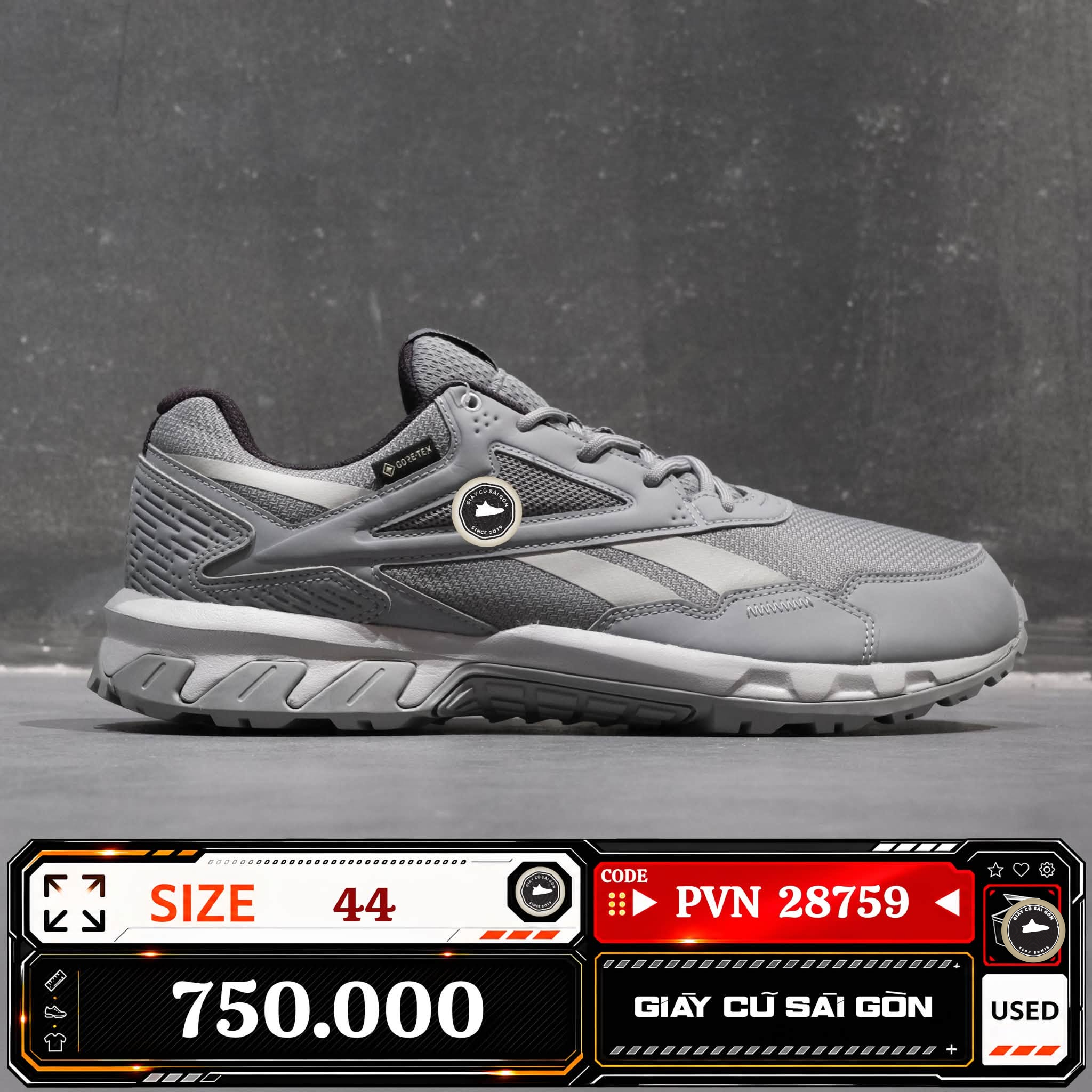 Reebok Ridgerider 6.0 Gtx | H03057 Cũ Size 44 | Giày Cũ Sài Gòn | PVN 28759