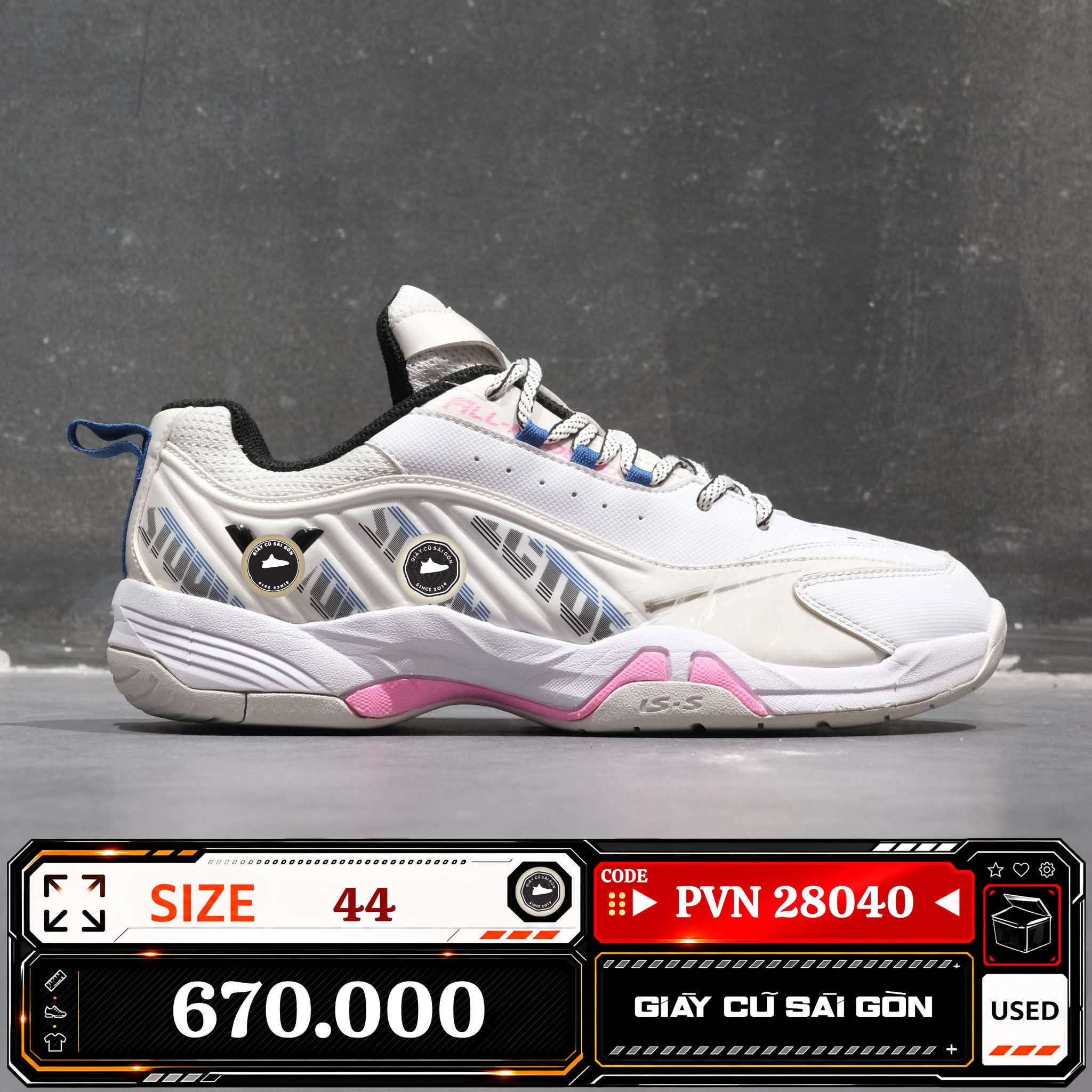 Victor Storm Badminton Shoes | VA21005 Cũ Size 44 | Giày Cũ Sài Gòn | PVN 28040