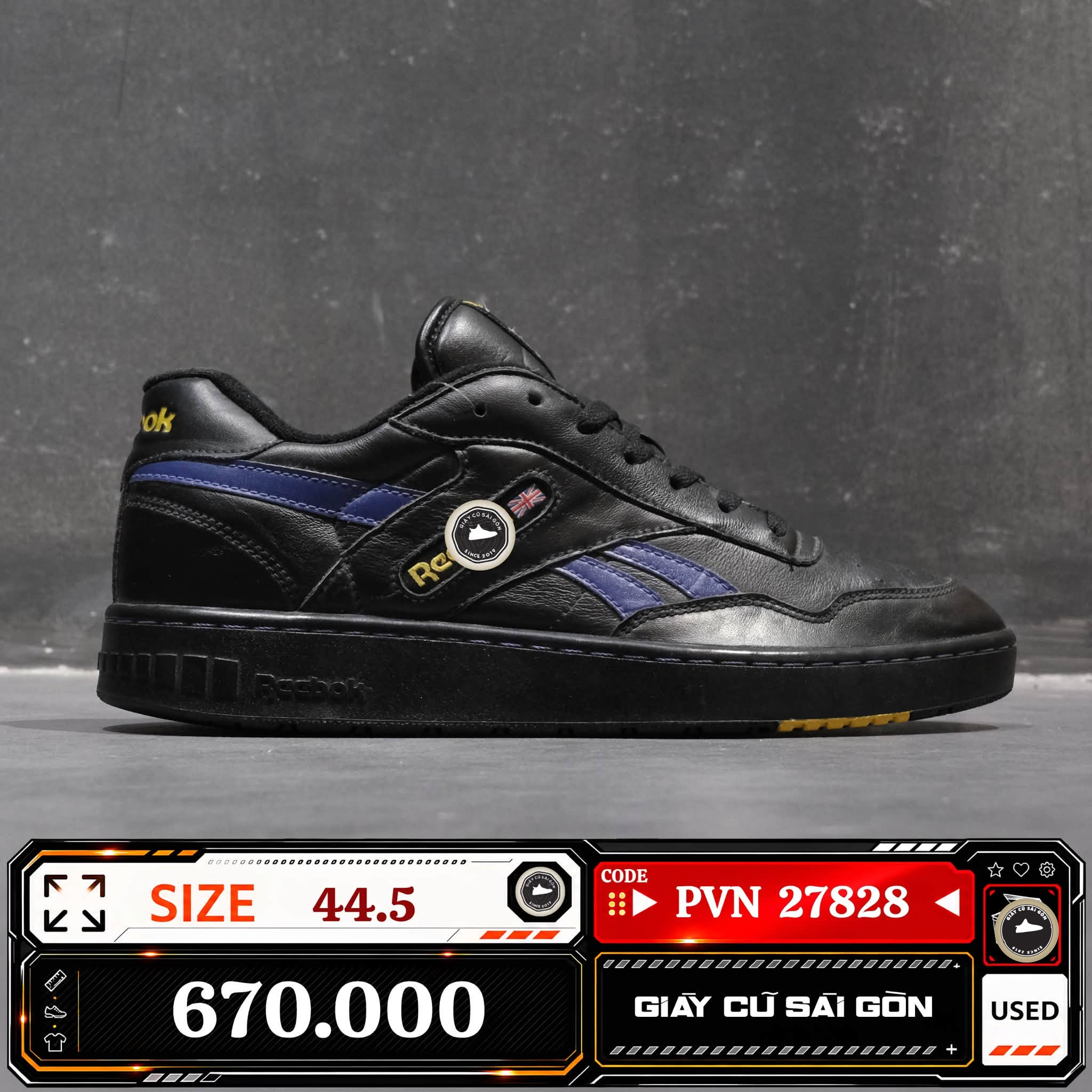 Reebok Bb 4000 Mu | GV8587 Cũ Size 44.5 | Giày Cũ Sài Gòn | PVN 27828