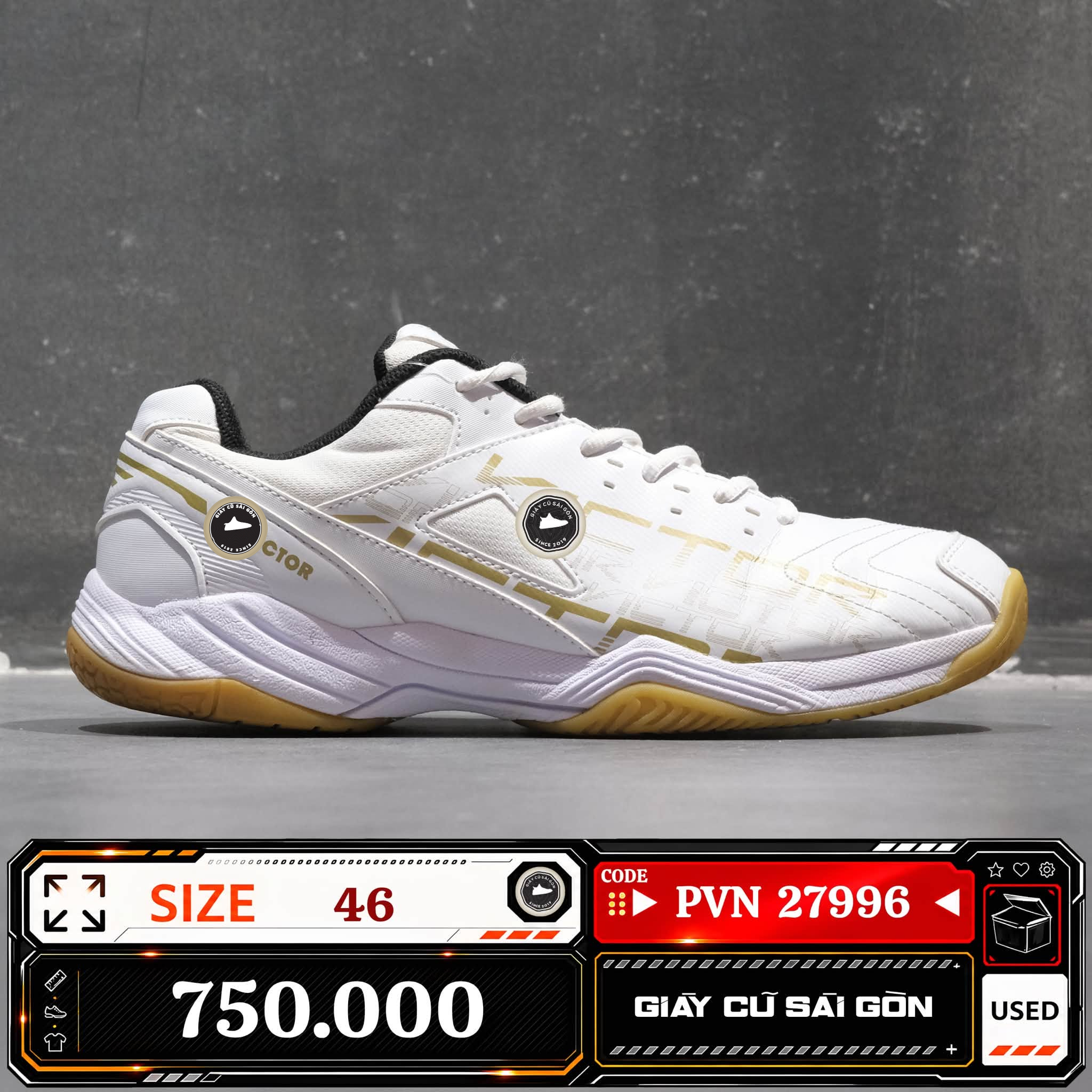 Victor Sh Badminton Shoes | A170 Cũ Size 46 | Giày Cũ Sài Gòn | PVN 27996