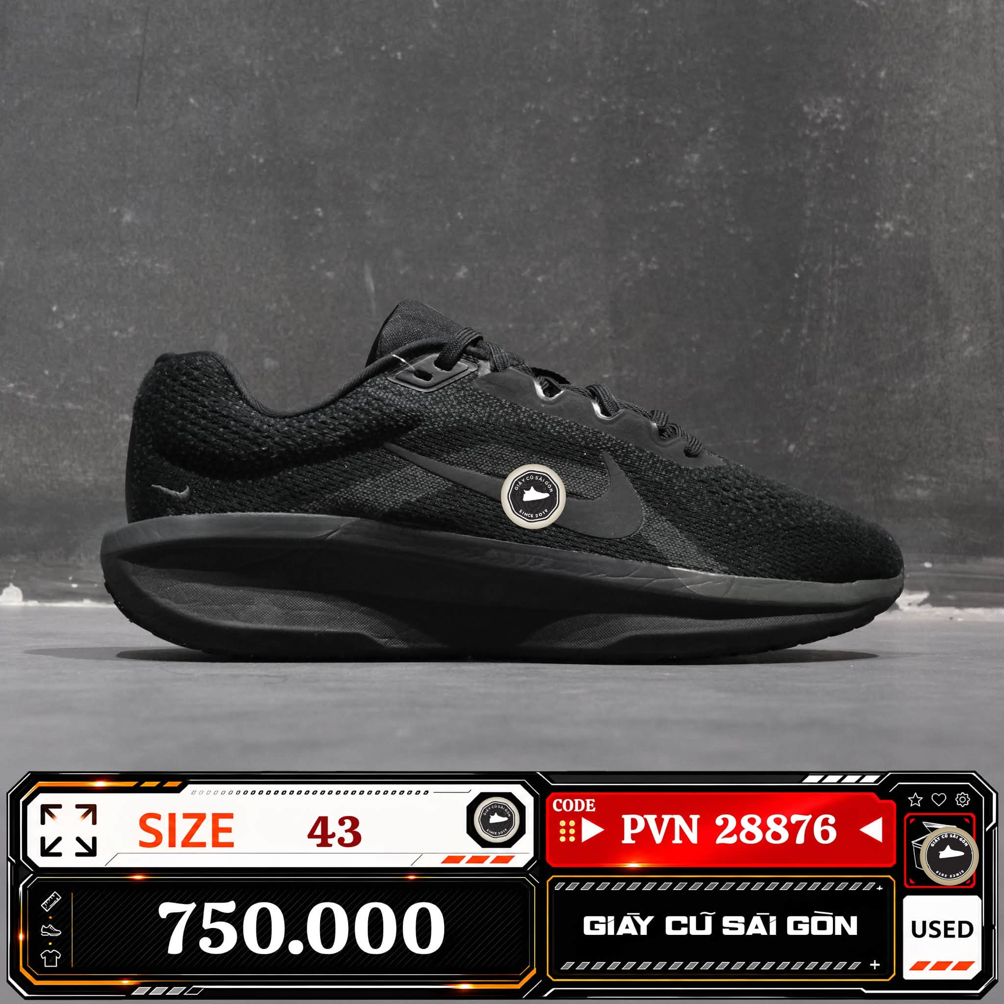 Nike Air Winflo 11 | FJ9509-002 Cũ Size 43 | Giày Cũ Sài Gòn | PVN 28876