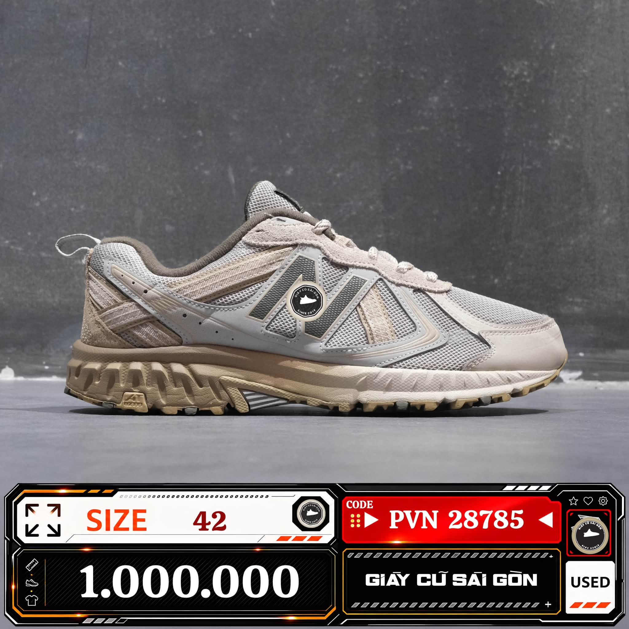 New Balance Grey Beige MT410GB5 | 410V5 Cũ Size 42 | Giày Cũ Sài Gòn | PVN 28785