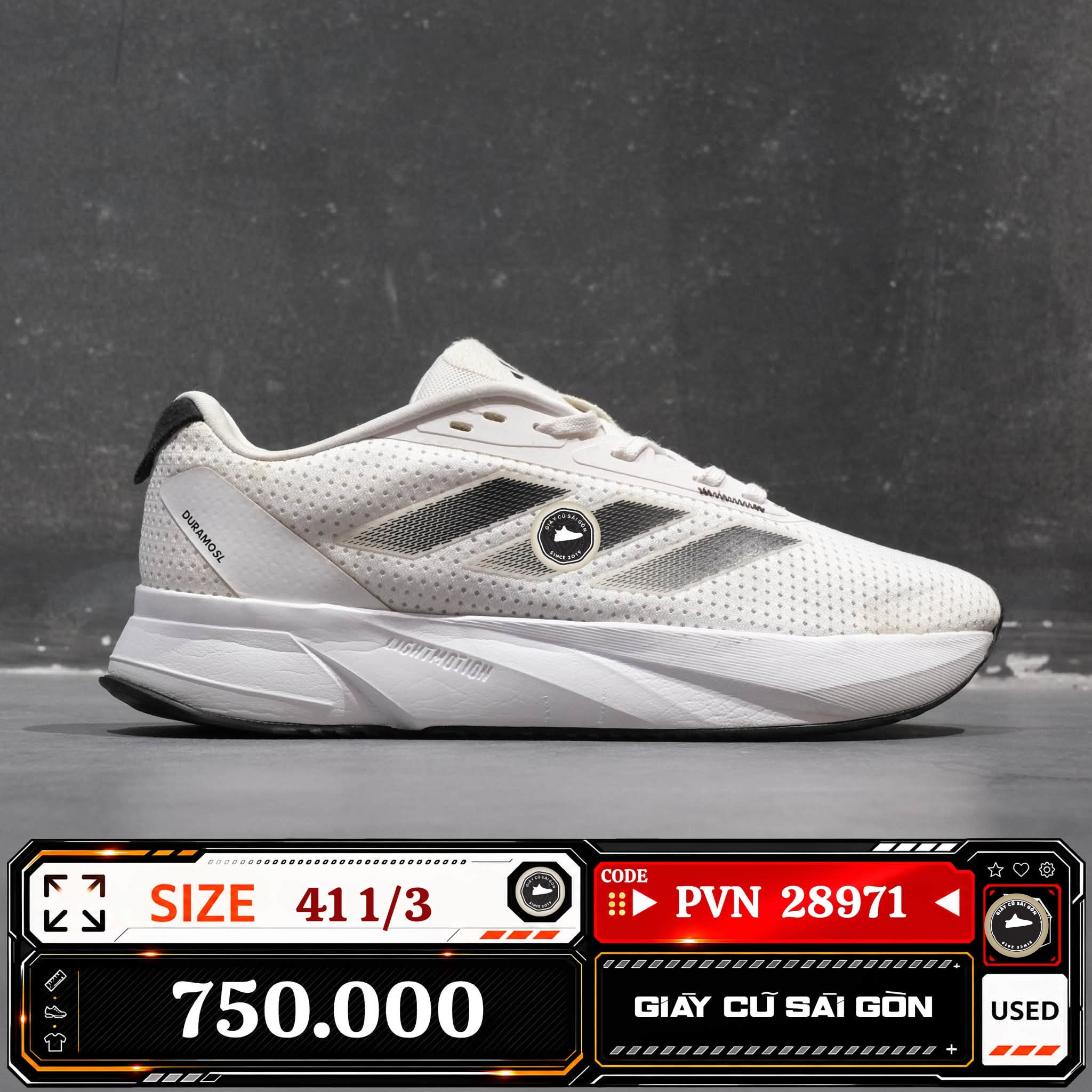 Adidas Duramo Sl | IE7262 Cũ Size 41 1/3 | Giày Cũ Sài Gòn | PVN 28971