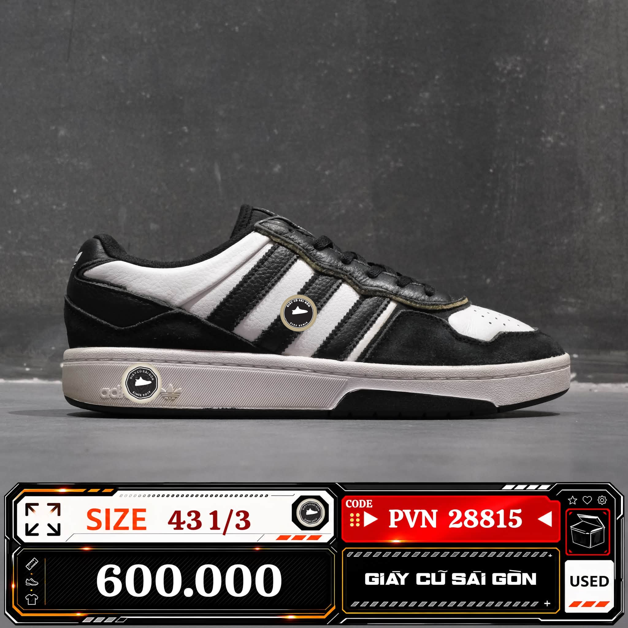 Adidas Originals Courtic | JS3034 Cũ Size 43 1/3 | Giày Cũ Sài Gòn | PVN 28815
