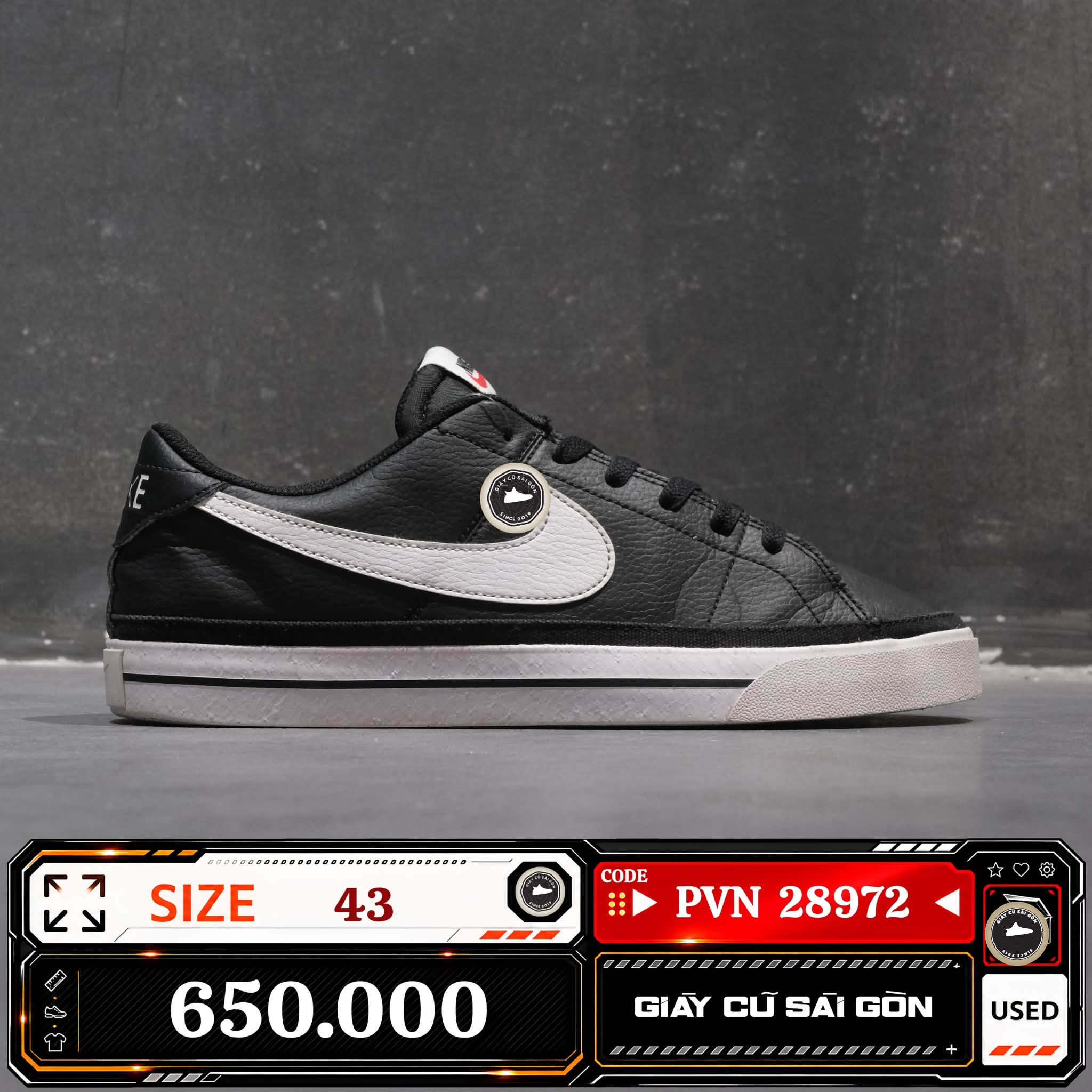 Nike Court Legacy Next Nature | DH3162-001 Cũ Size 43 | Giày Cũ Sài Gòn | PVN 28972