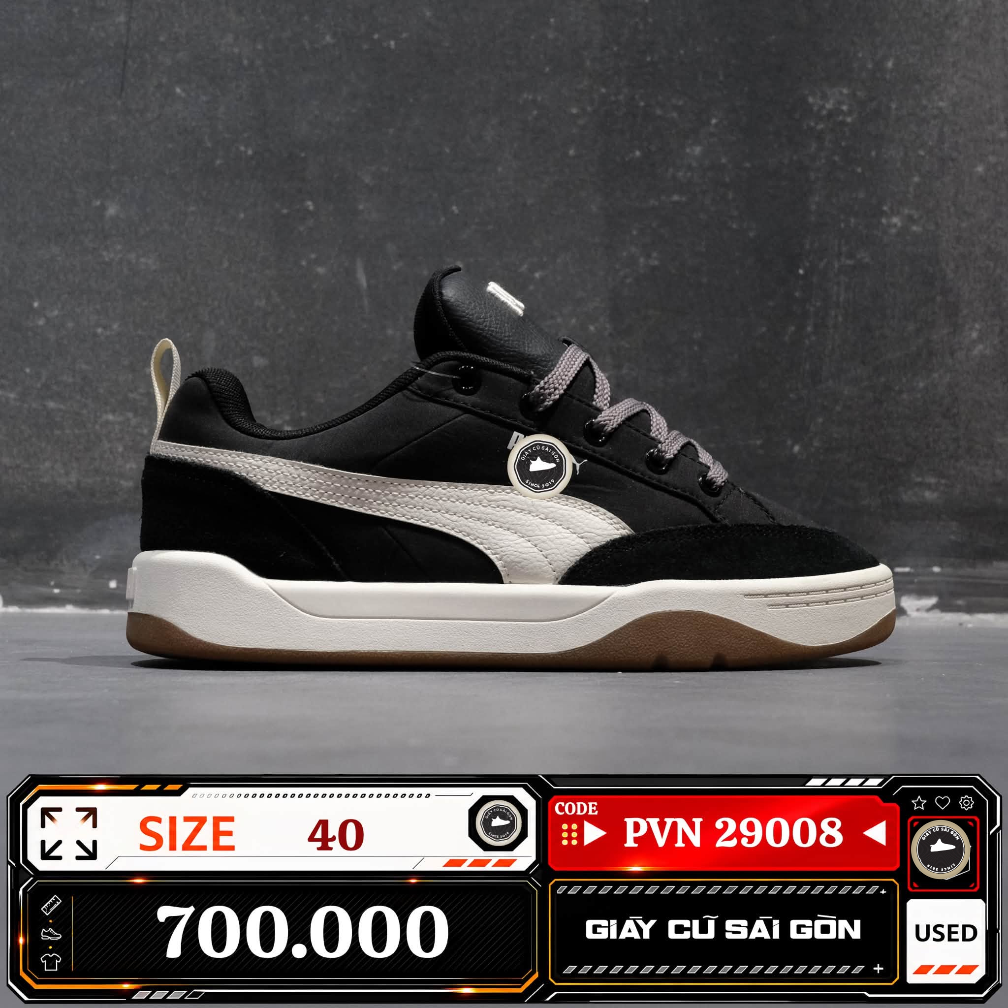 Puma Park Lifestyle Street | 397495-01 Cũ Size 40 | Giày Cũ Sài Gòn | PVN 29008