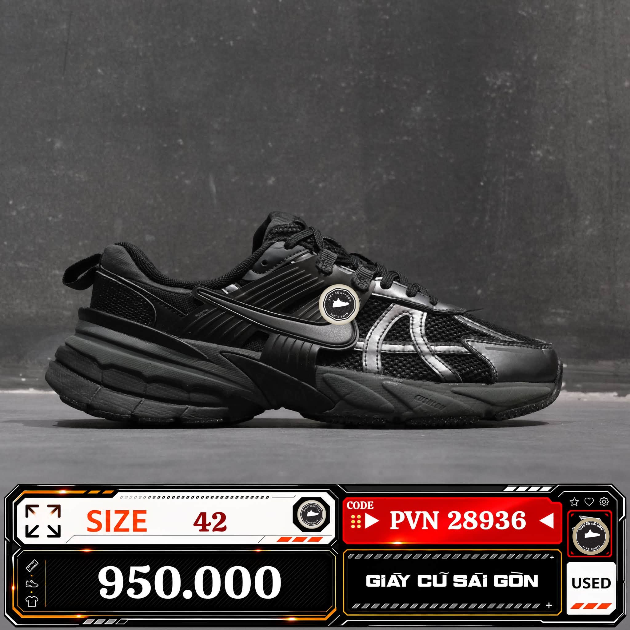 Nike V2K Run | HJ4497-001 Cũ Size 42 | Giày Cũ Sài Gòn | PVN 28936