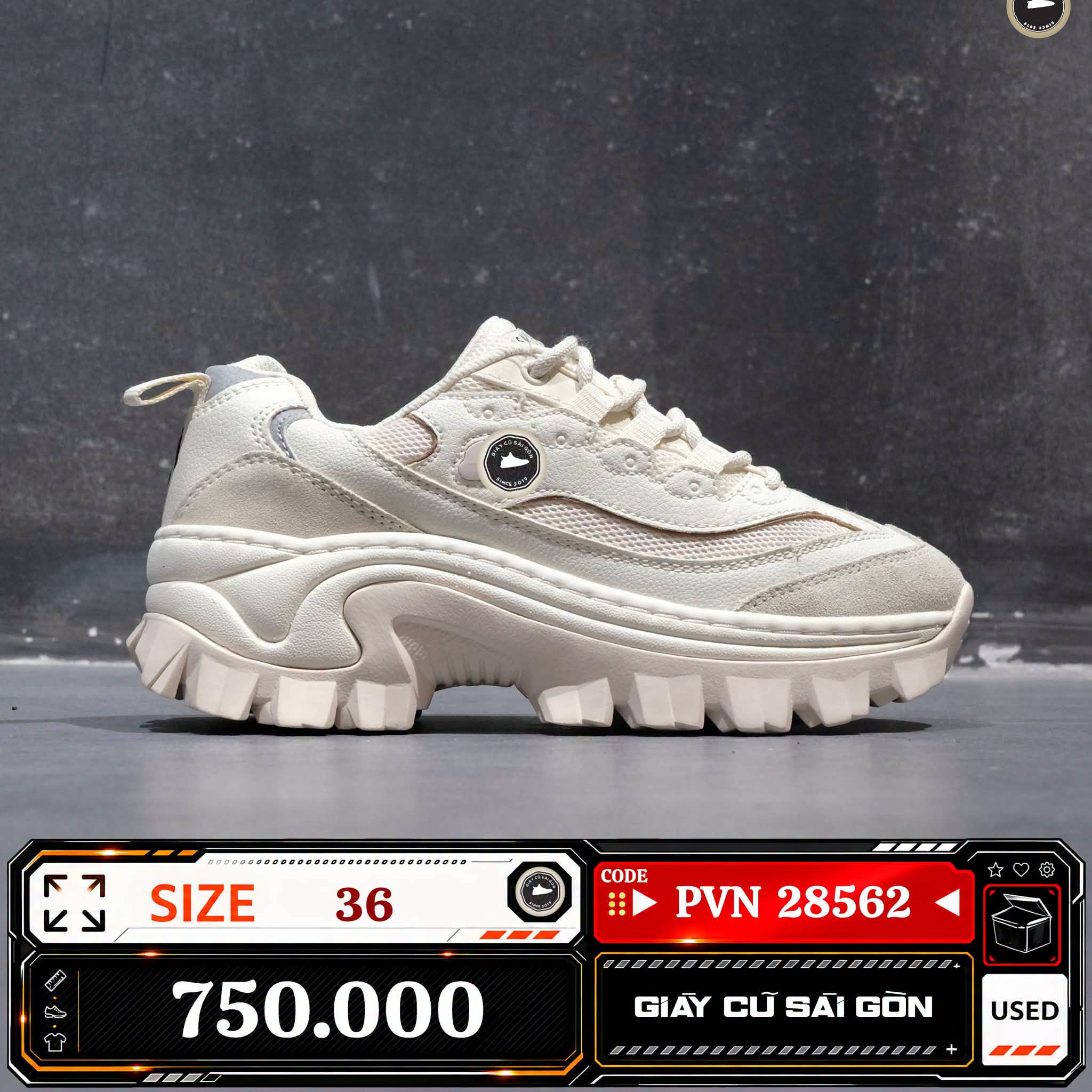 Skechers Street Hi Ryze New Lite | 177233-OFWT Cũ Size 36 | Giày Cũ Sài Gòn | PVN 28562
