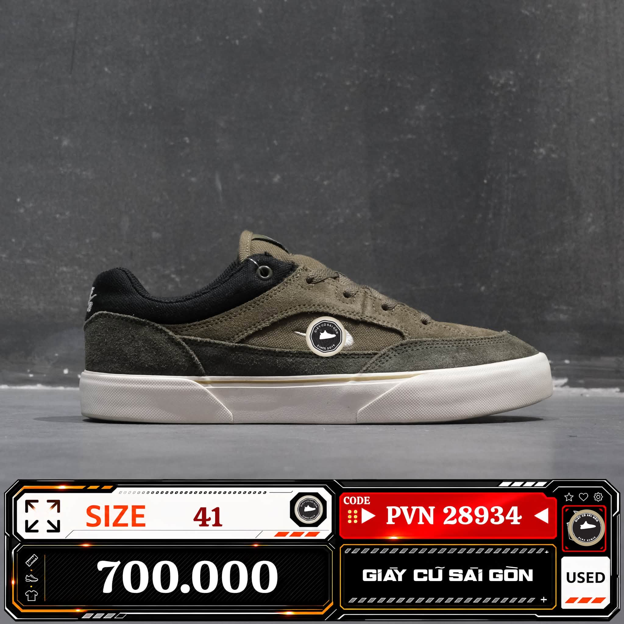 Nike Sb Malor Medium Olive | FV6064-200 Cũ Size 41 | Giày Cũ Sài Gòn | PVN 28934