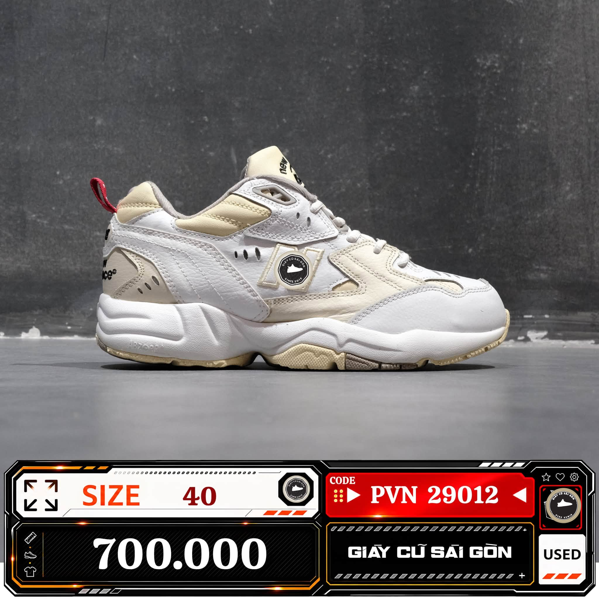 New Balance 608 RW1 Vanilla WX608RW1 | WX608R-W1 Cũ Size 40 | Giày Cũ Sài Gòn | PVN 29012