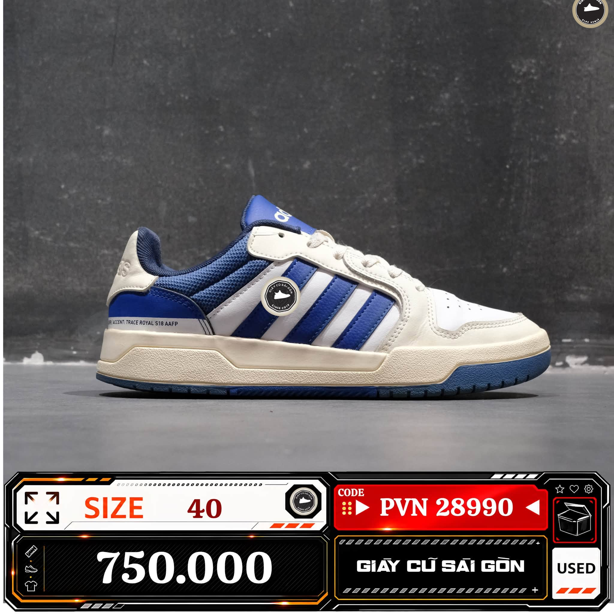 Adidas Entrap | JS3009 Cũ Size 40 | Giày Cũ Sài Gòn | PVN 28990
