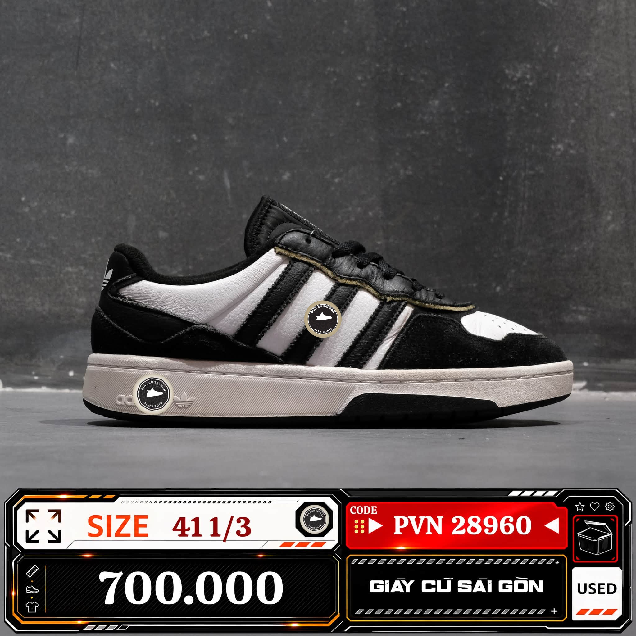 Adidas Originals Courtic | ID6067 Cũ Size 41 1/3 | Giày Cũ Sài Gòn | PVN 28960