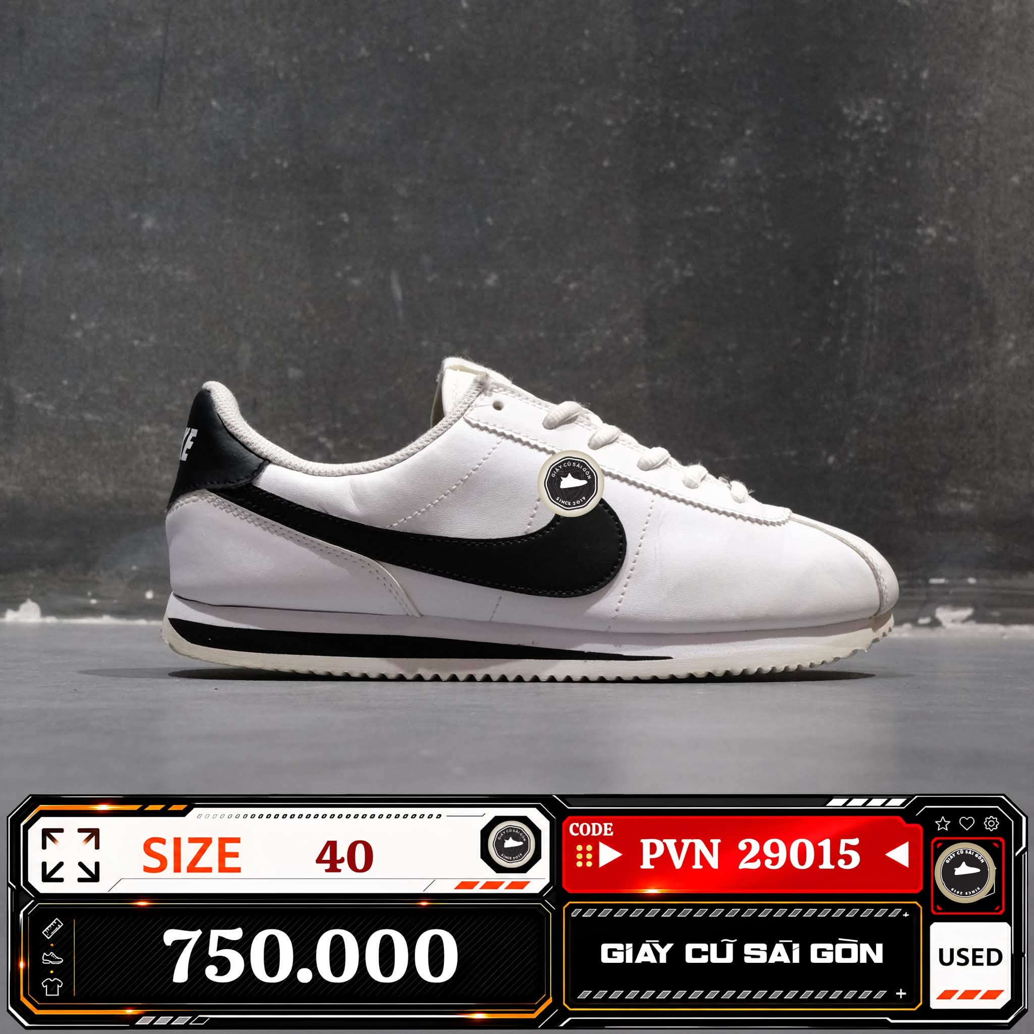 Nike Cortez Basic Sl Gs | 904764-102 Cũ Size 40 | Giày Cũ Sài Gòn | PVN 29015