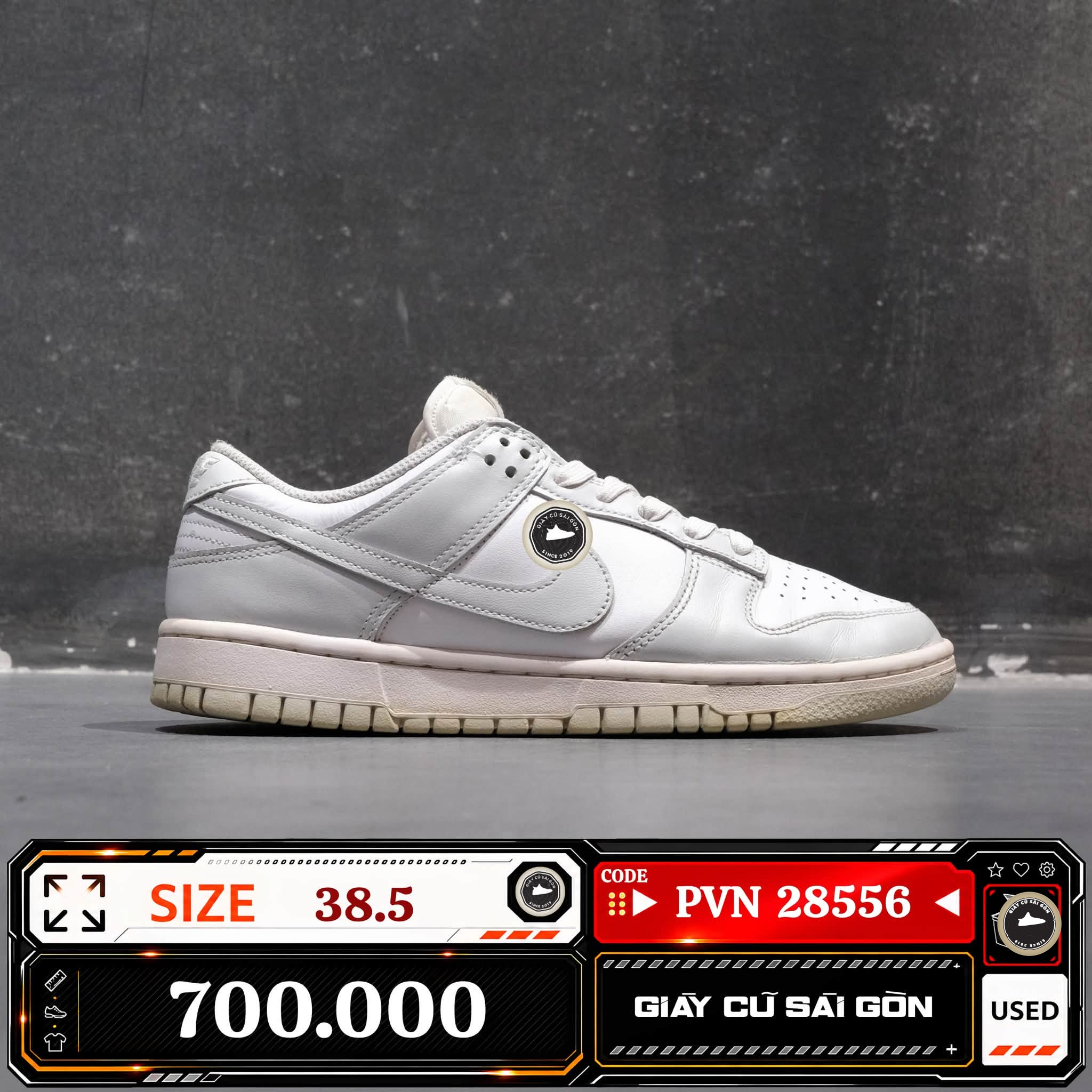 Nike Dunk Low Photon Dust | DD1503-103 Cũ Size 38.5 | Giày Cũ Sài Gòn | PVN 28556