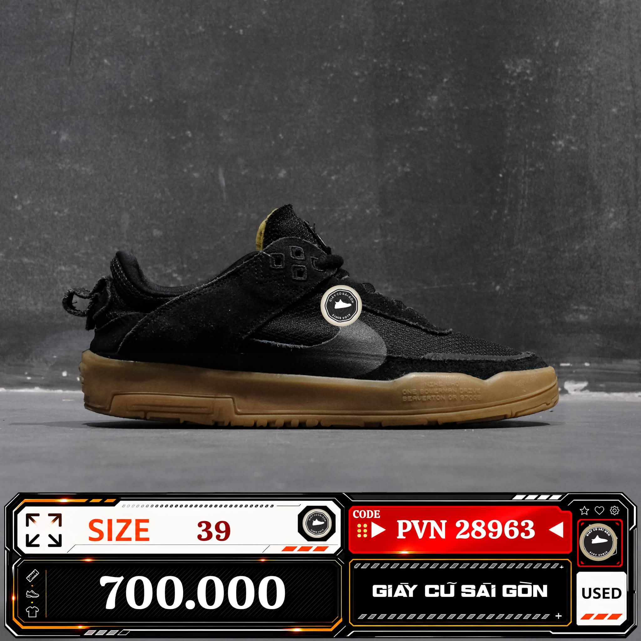 Nike Sb Day One | FN4210-001 Cũ Size 39 | Giày Cũ Sài Gòn | PVN 28963