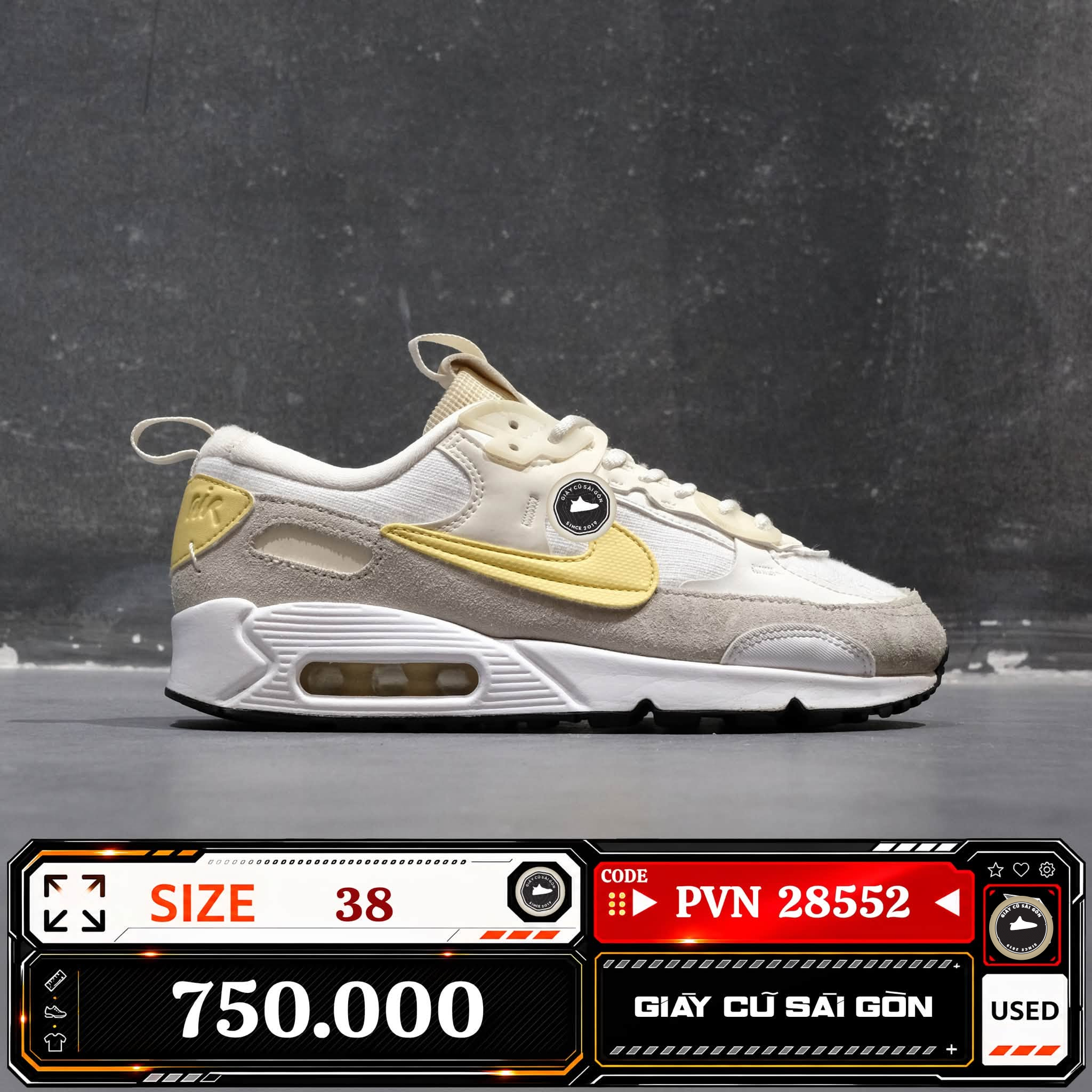 Nike Air Max 90 Futura | DV7190-102 Cũ Size 38 | Giày Cũ Sài Gòn | PVN 28552