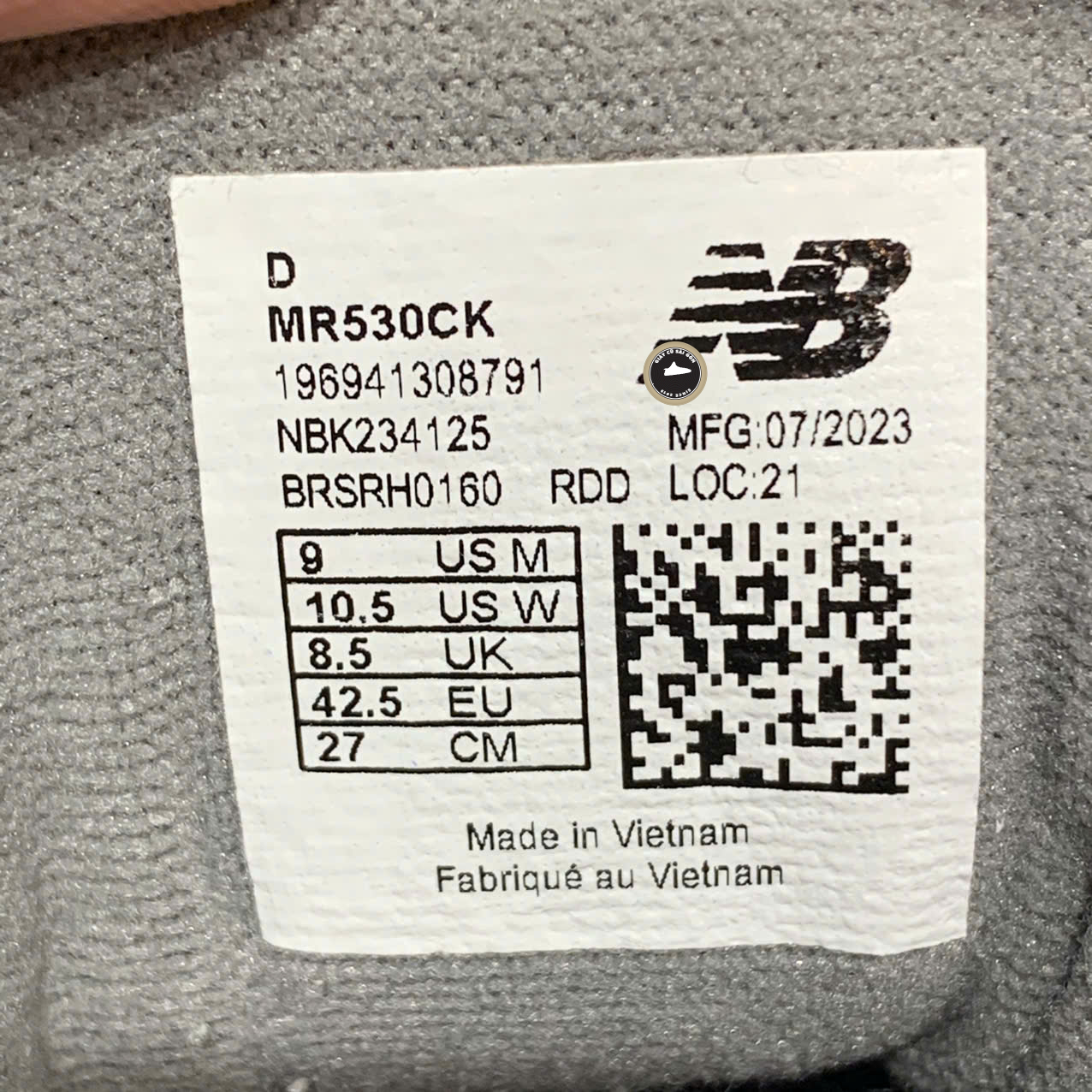 New Balance 530 Raincloud Shadow Grey | MR530CK Cũ Size 42.5 | Giày Cũ ...