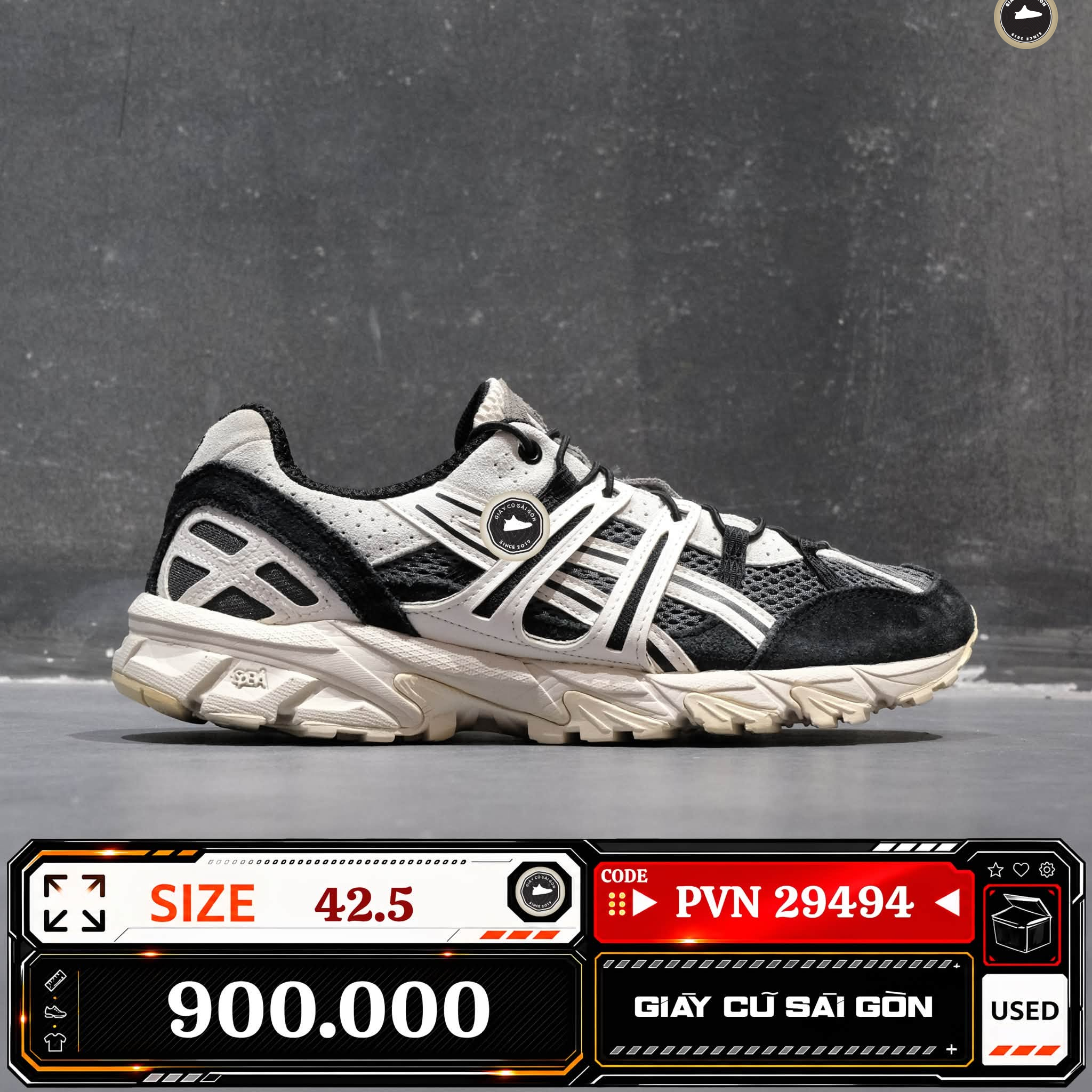 Asics Gel Sonoma 15 50 Carrier Grey White Alyssum 1203A547 | SONOMA-15 Cũ Size 42.5 | Giày Cũ Sài Gòn | PVN 29494