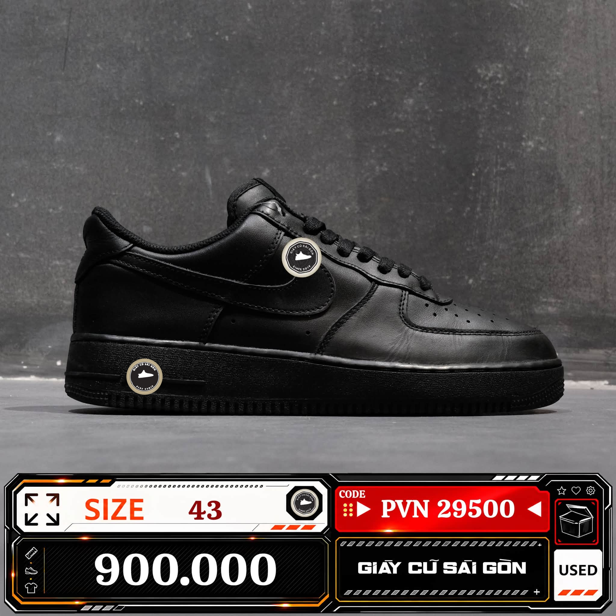 Nike Air Force 1 '07 | CW2288-001 Cũ Size 43 | Giày Cũ Sài Gòn | PVN 29500