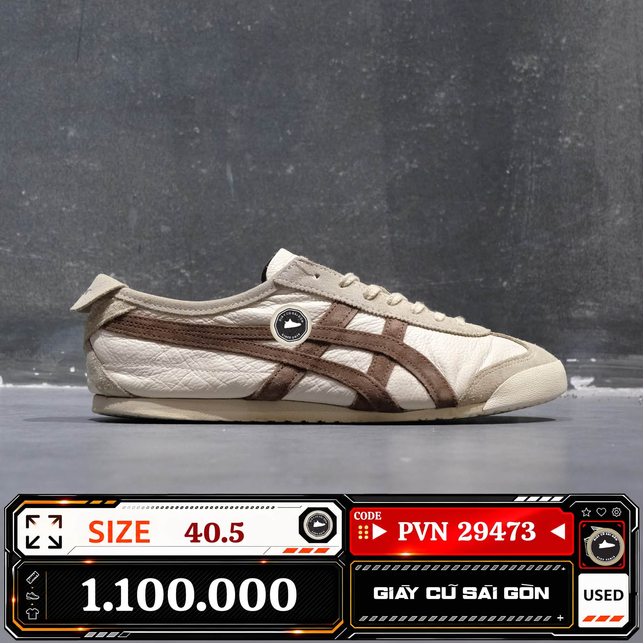 Onitsuka Tiger Mexico 66 Vin 1183B391 | MEXICO-66 Cũ Size 40.5 | Giày Cũ Sài Gòn | PVN 29473